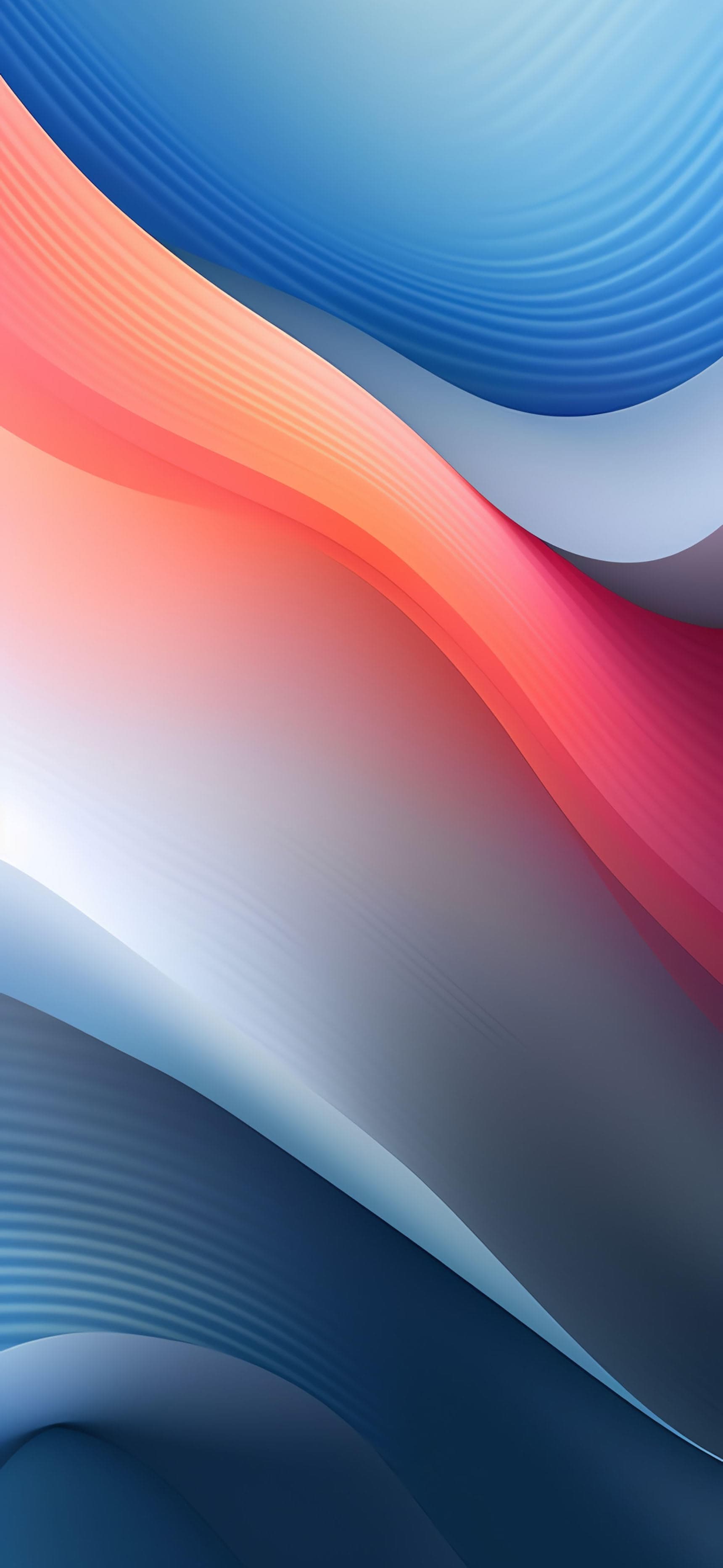 Abstract Waves - free phone wallpaper