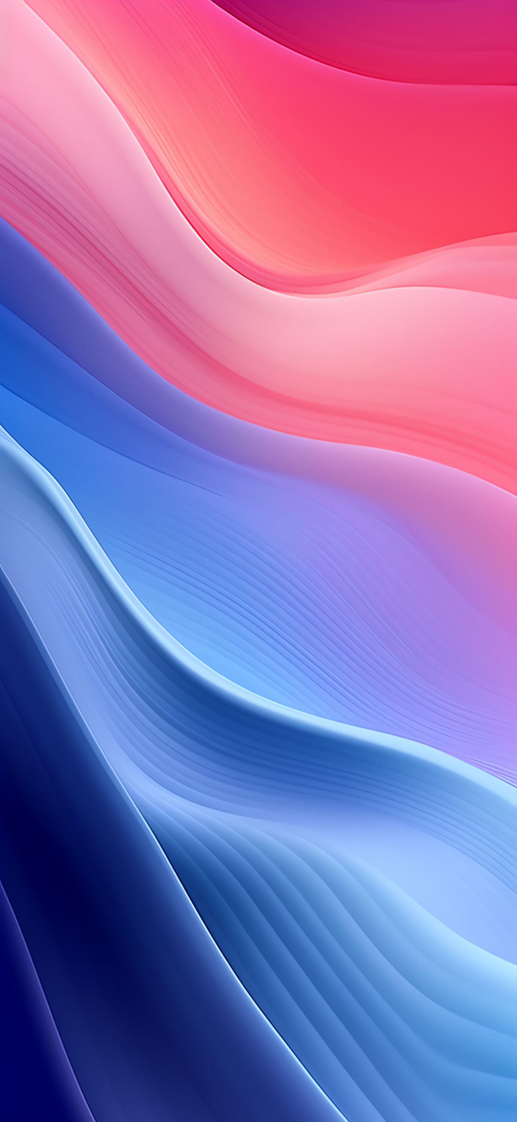 Abstract Wave Gradient - free phone wallpaper