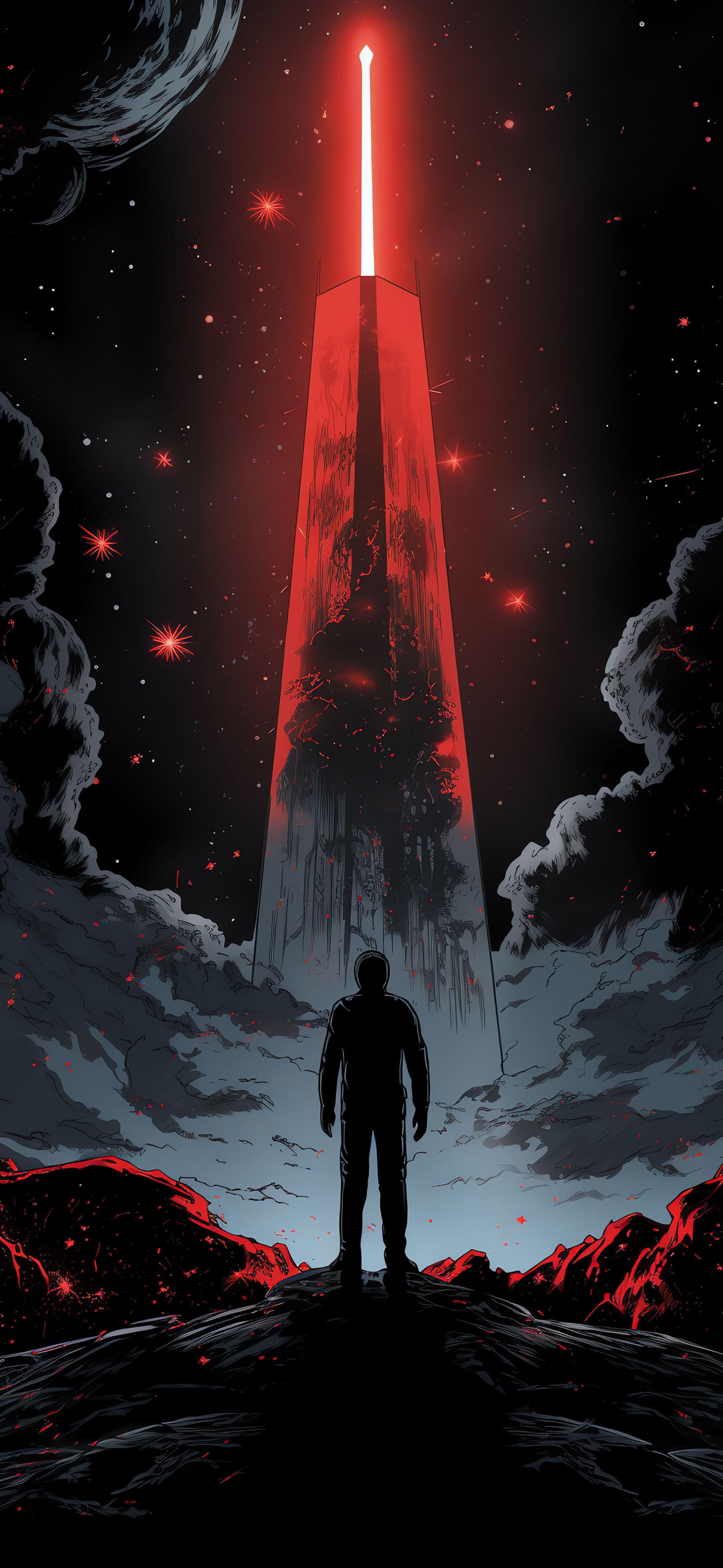 Monolith Dark Encounter - free phone wallpaper