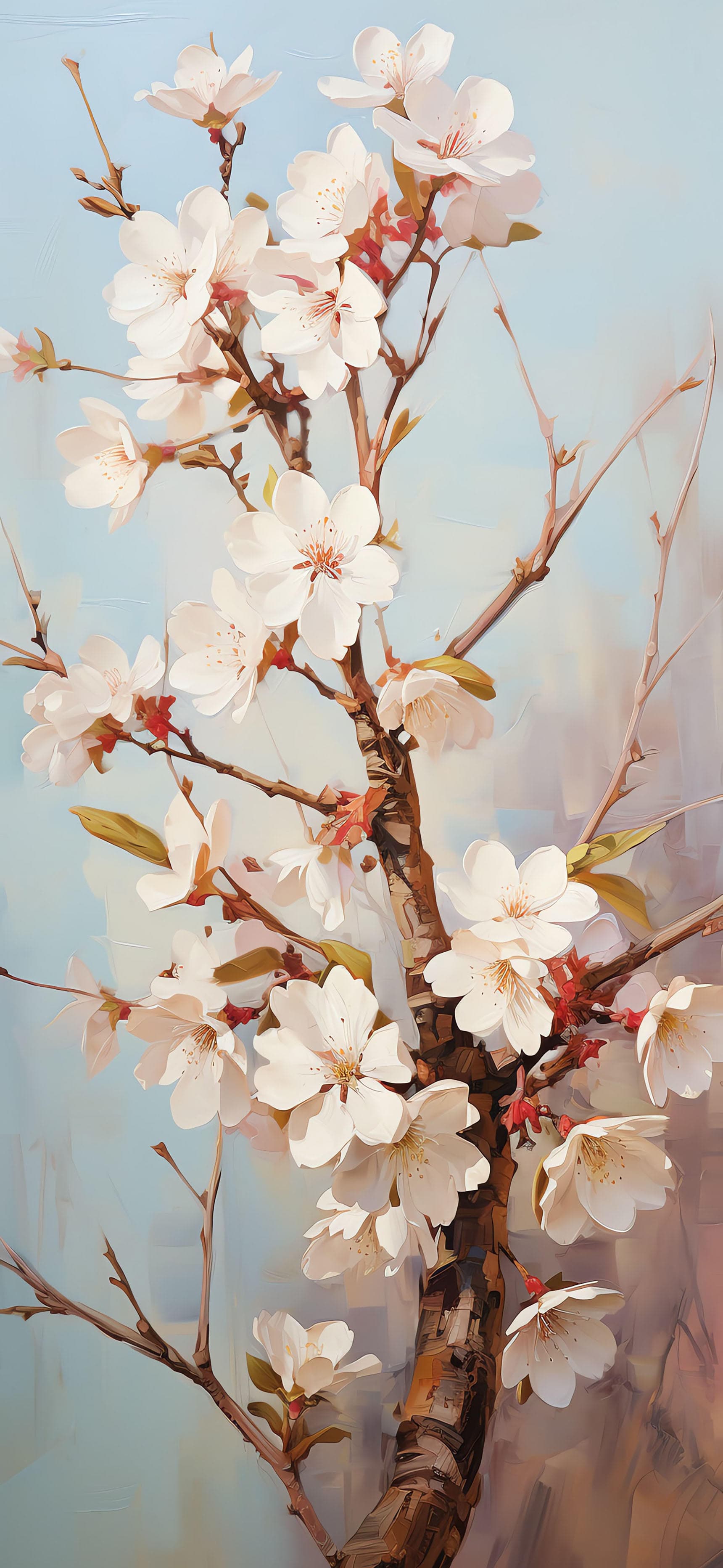 Cherry Blossom Branch - free phone wallpaper