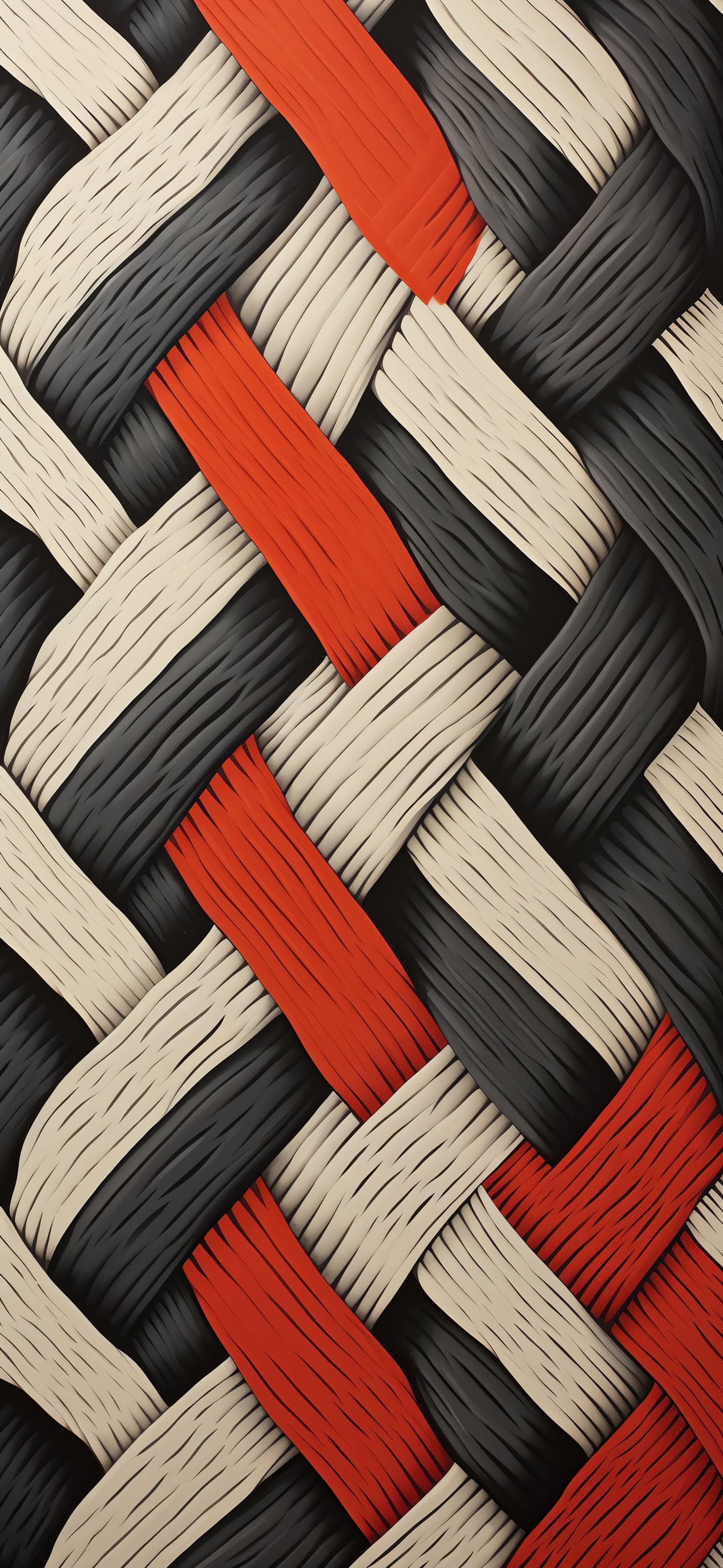 Woven Rope Texture - free phone wallpaper