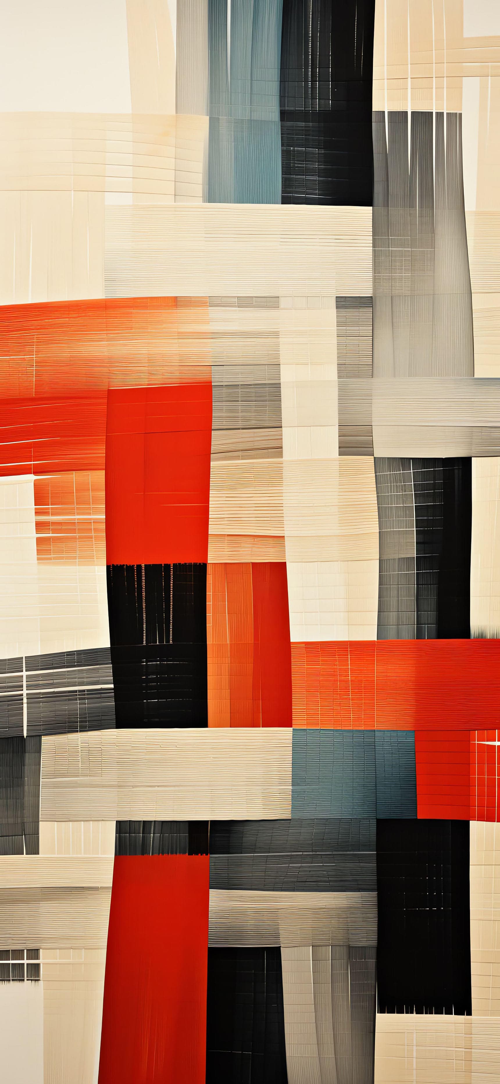 Abstract Color Blocks - free phone wallpaper