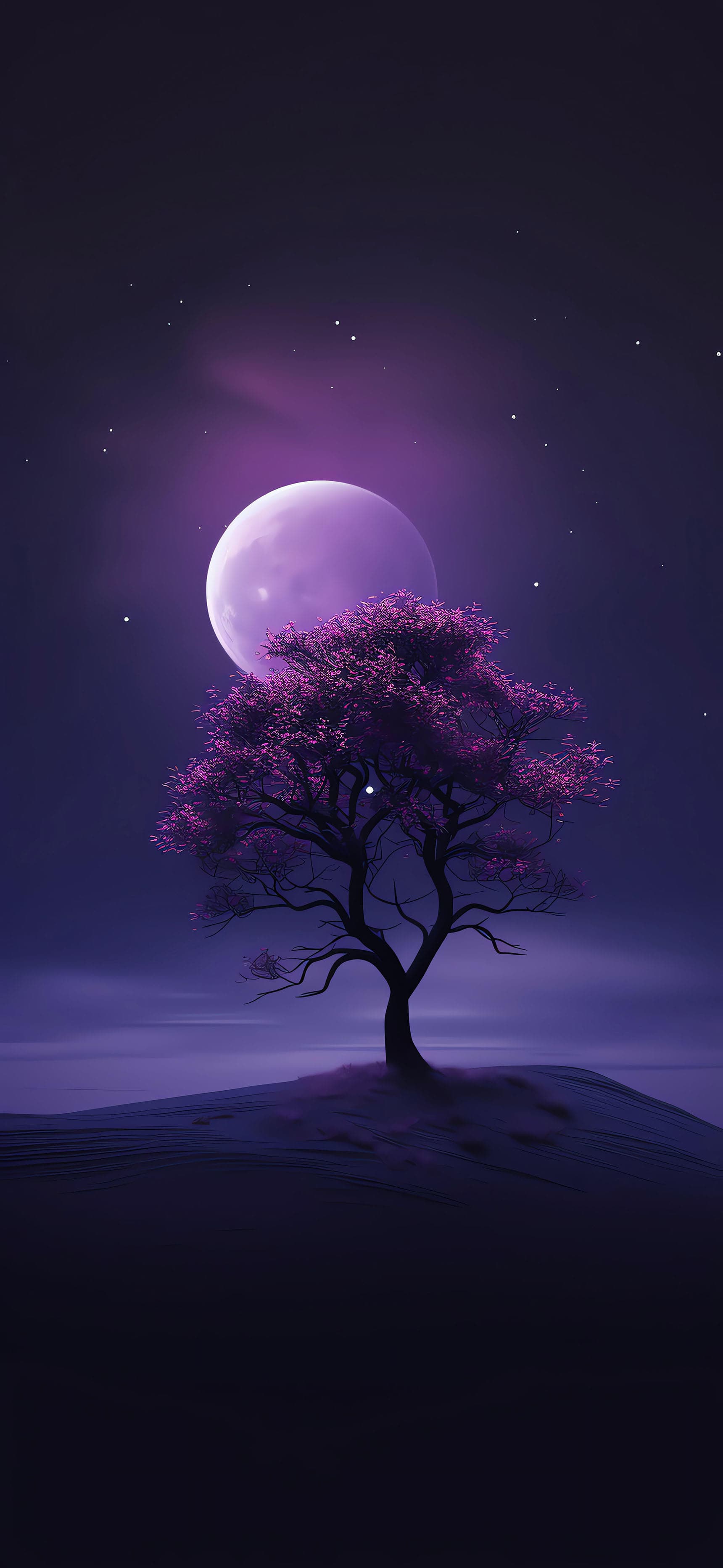 Purple Serenity - free phone wallpaper