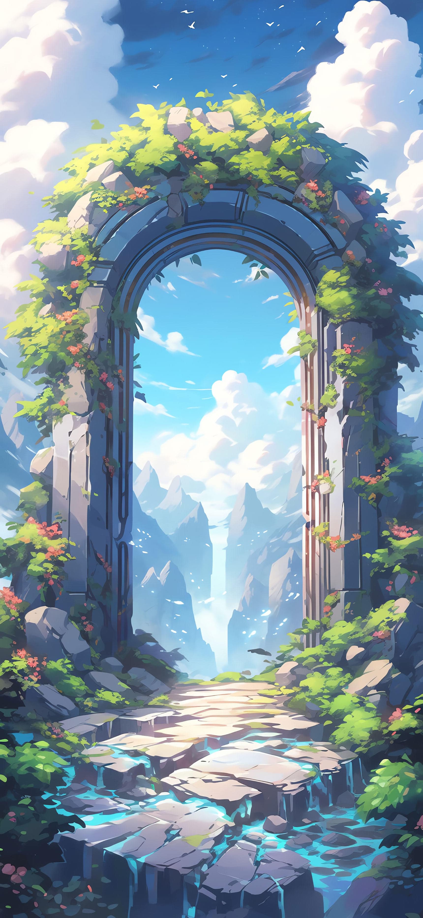 Enchanted Stone Gateway - free phone wallpaper