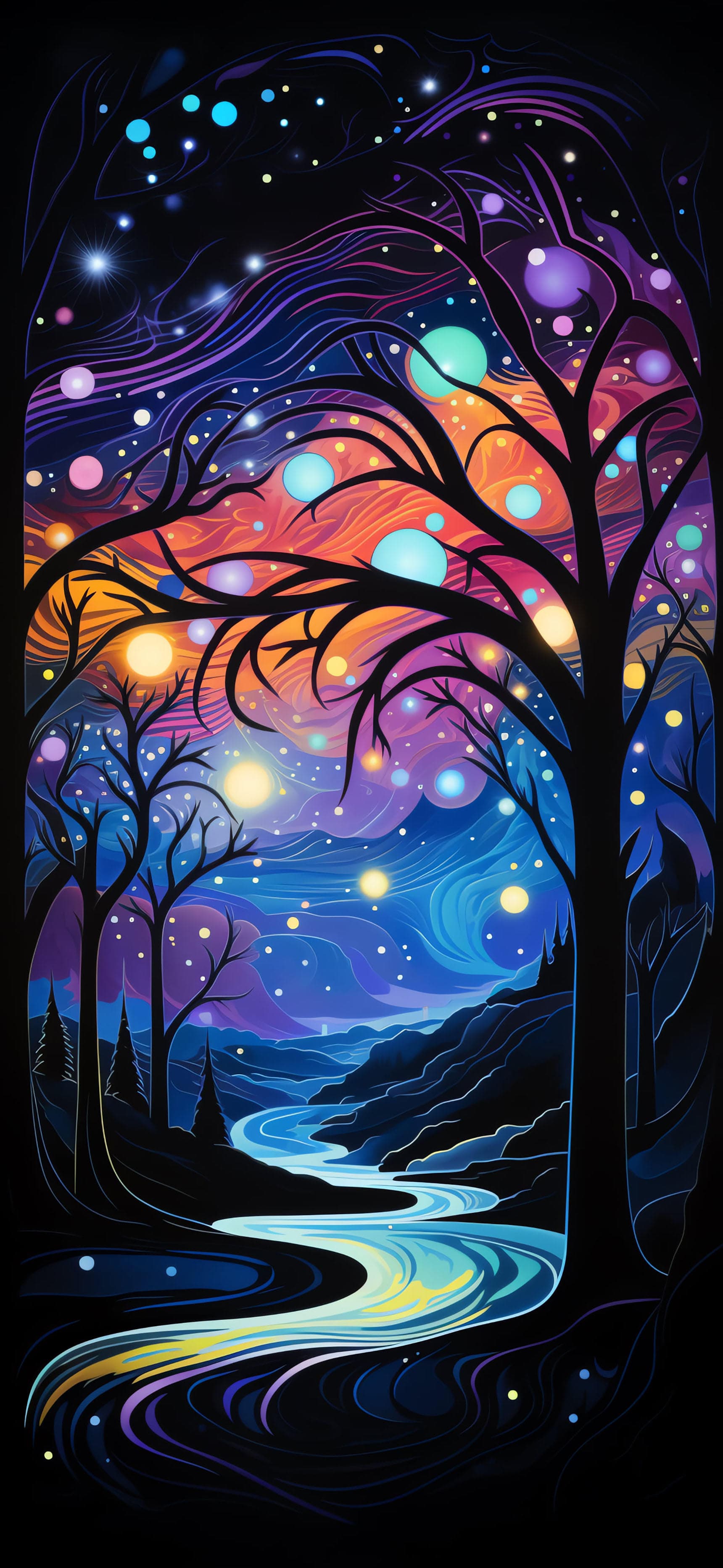 Starlight River - free phone wallpaper