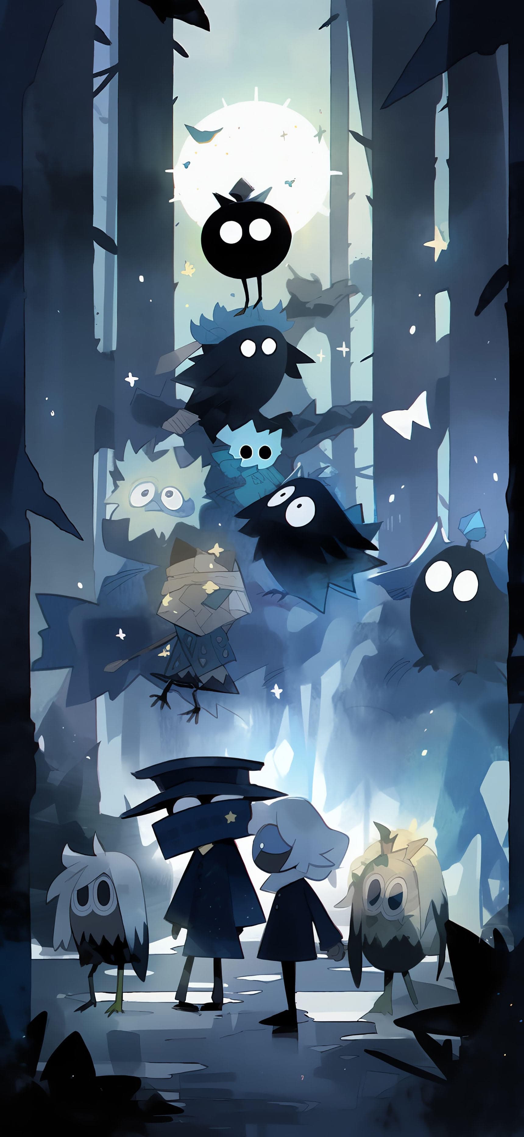 Forest Friends - free phone wallpaper