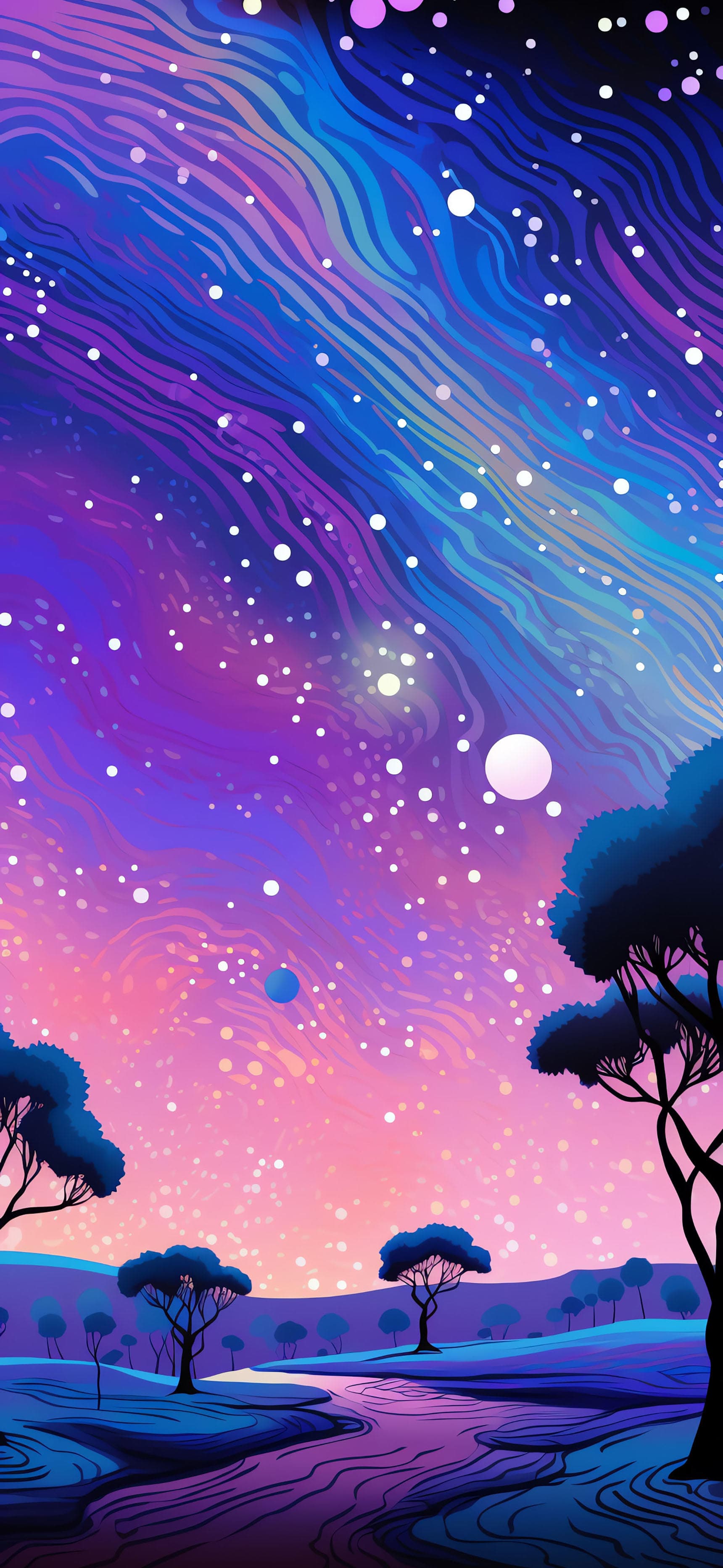Cosmic Horizon Vista - free phone wallpaper