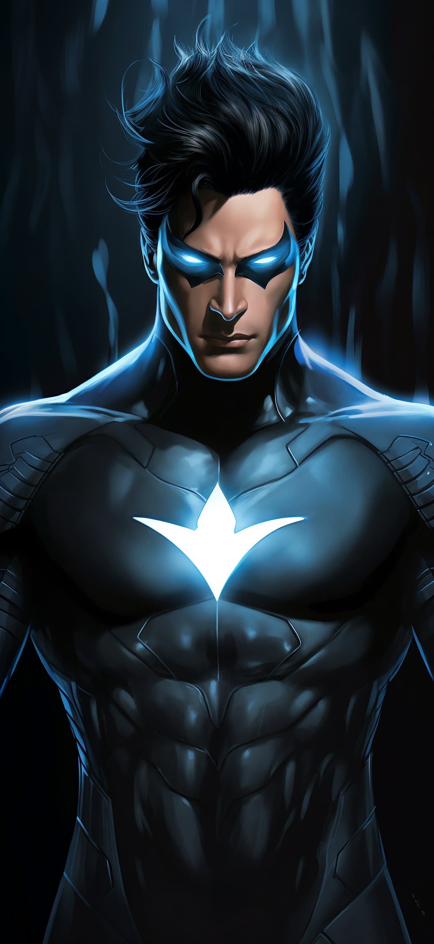 Nightwing Superhero - free phone wallpaper