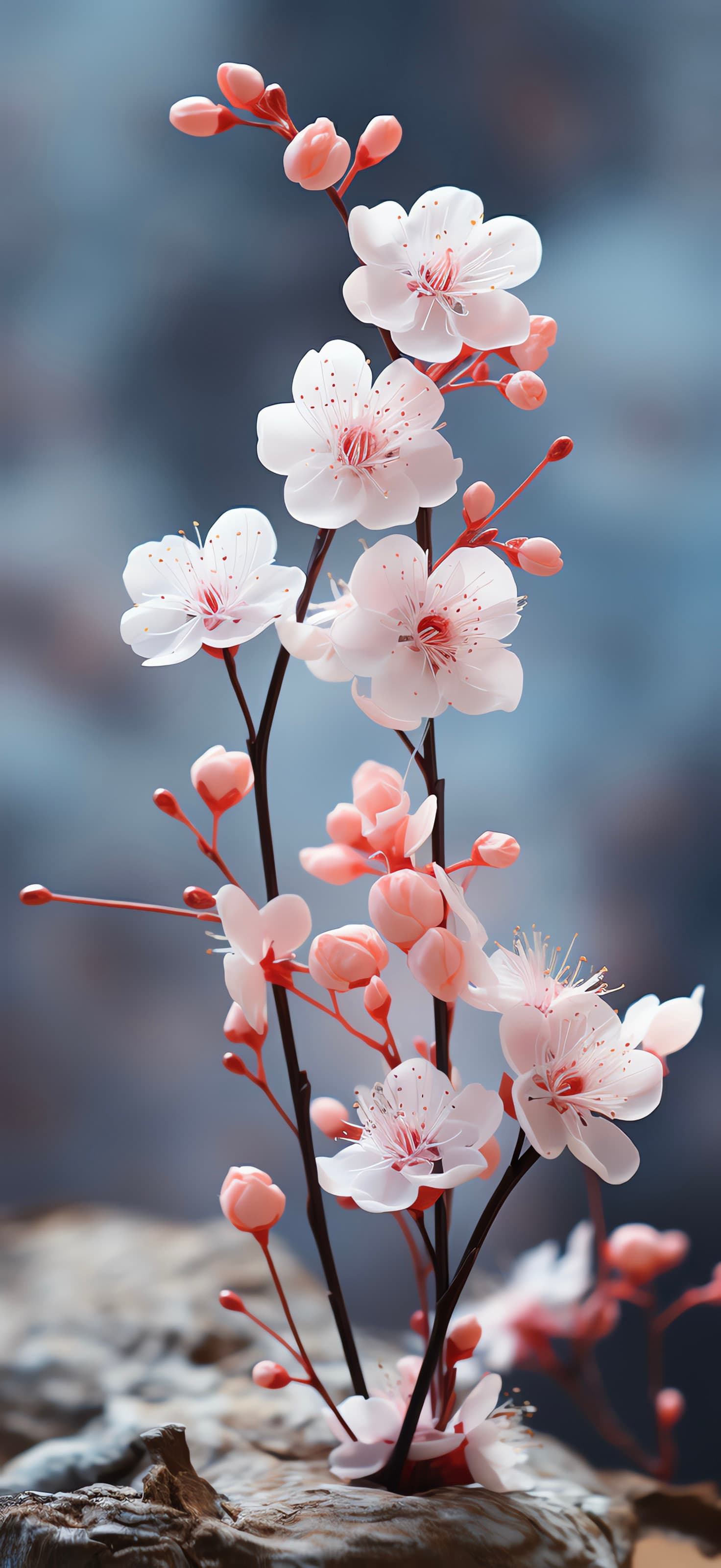 Pink Cherry Blossoms - free phone wallpaper