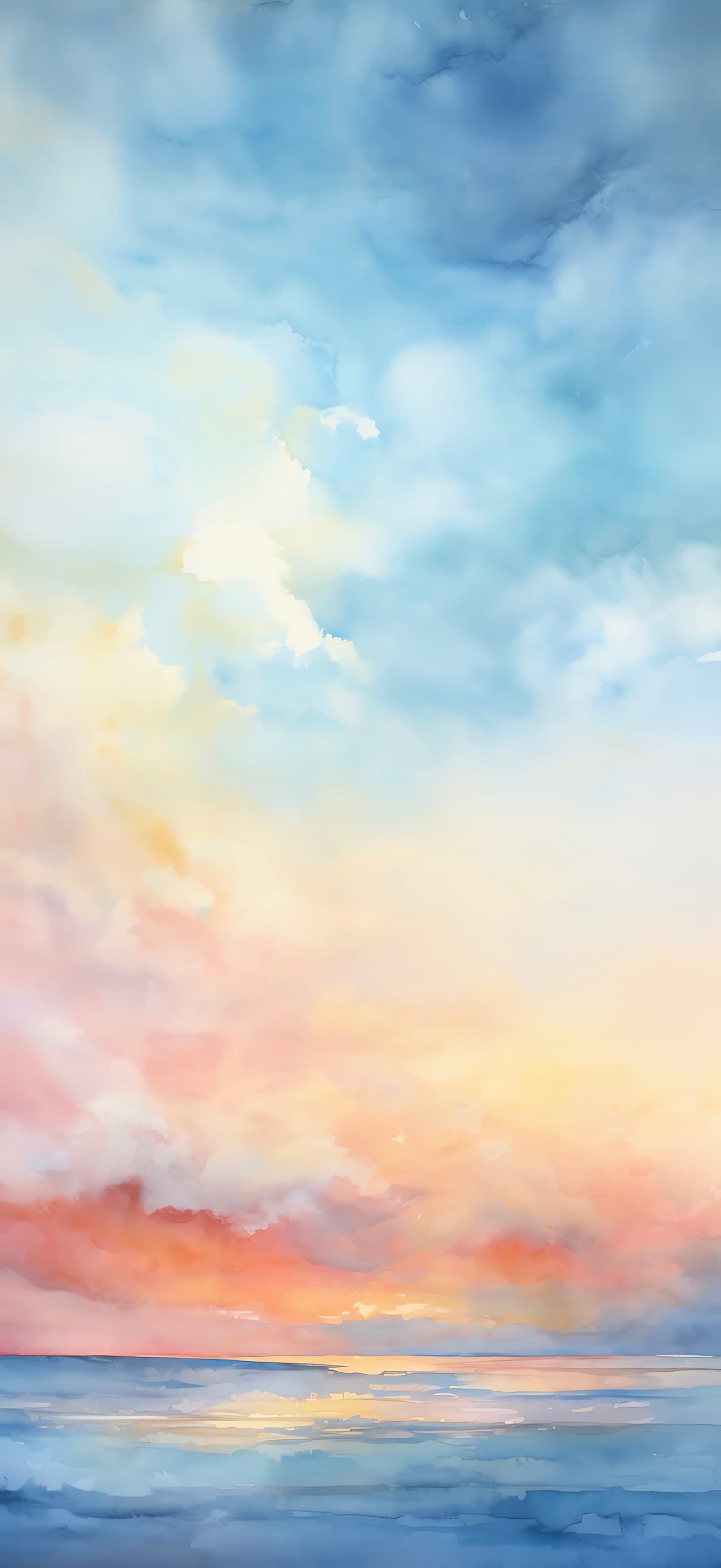 Painted Sky - free phone wallpaper