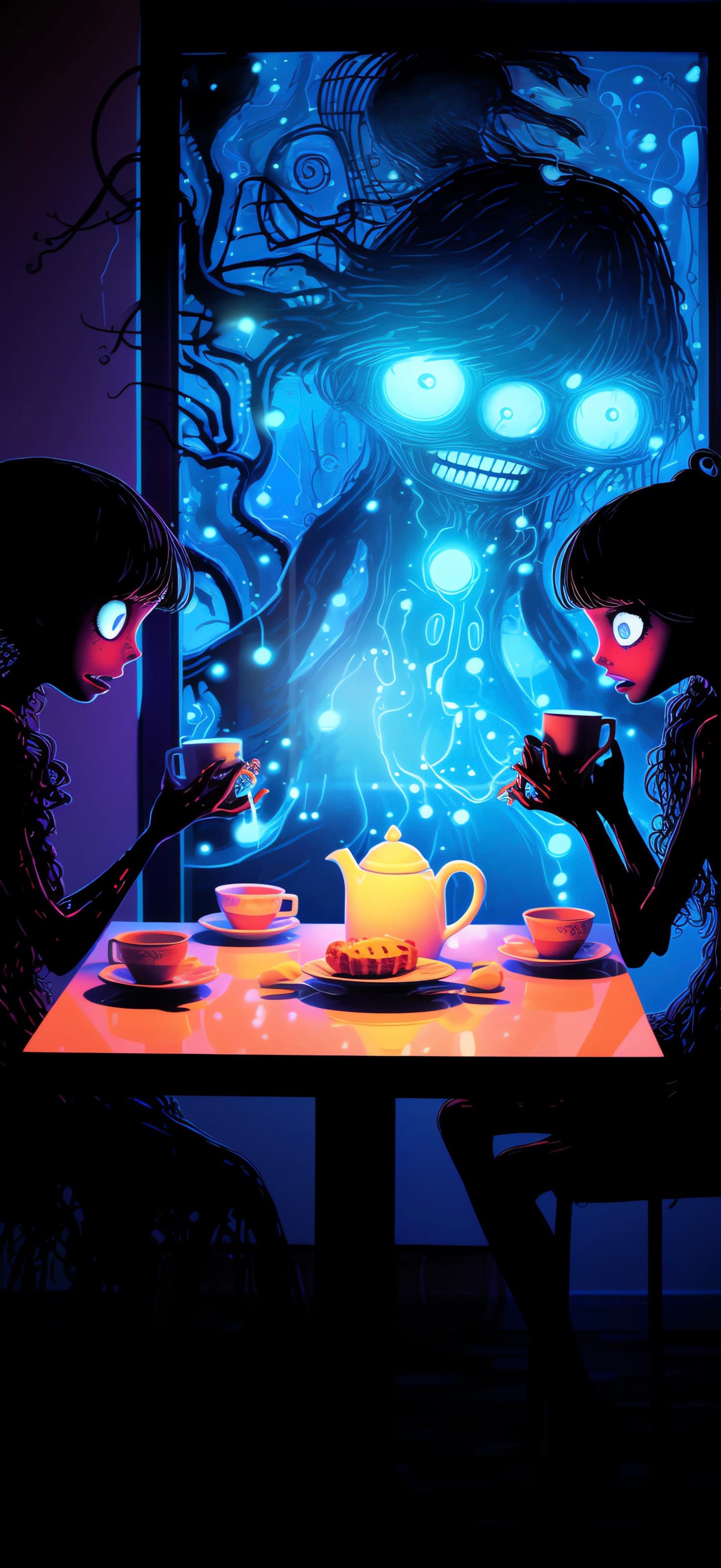 Eerie Tea - free phone wallpaper