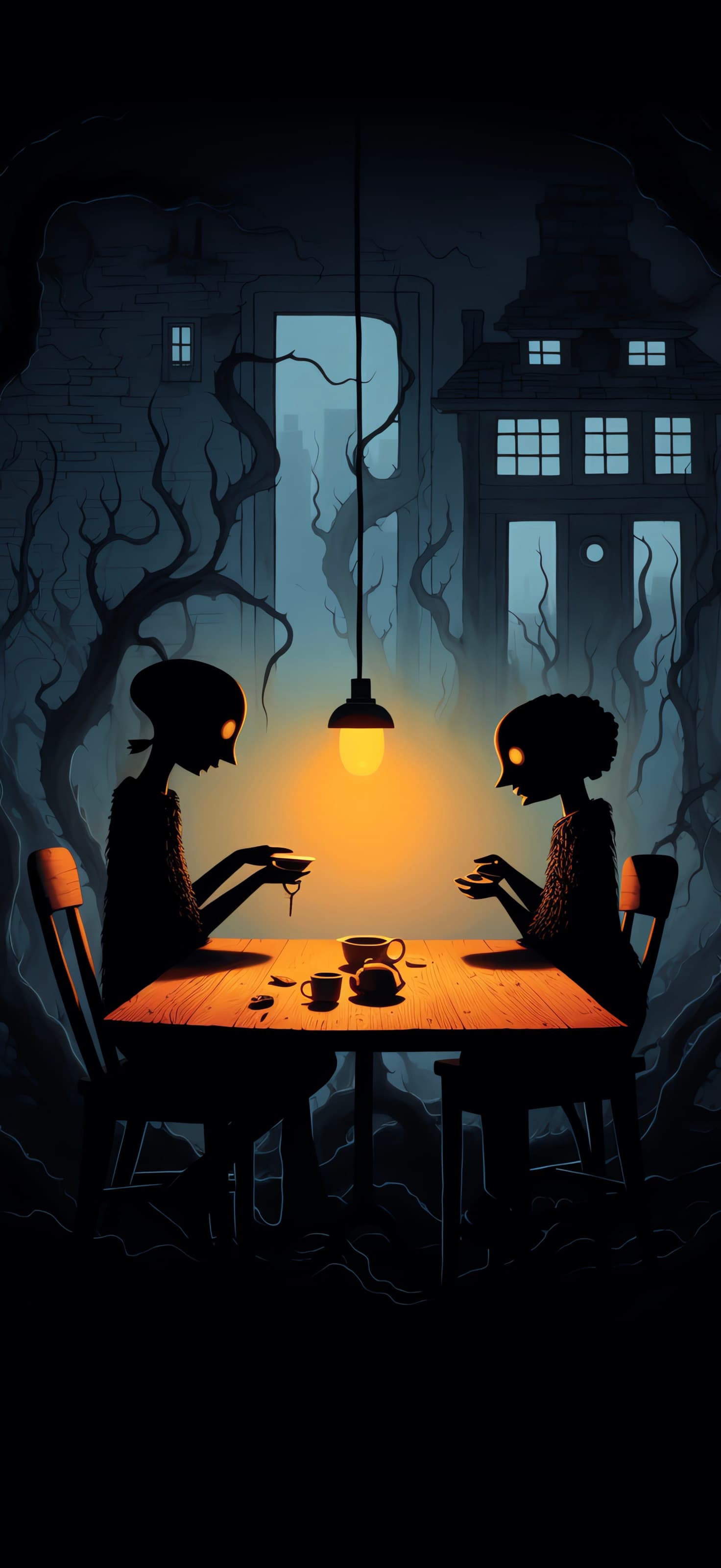 Nightly Gathering - free phone wallpaper