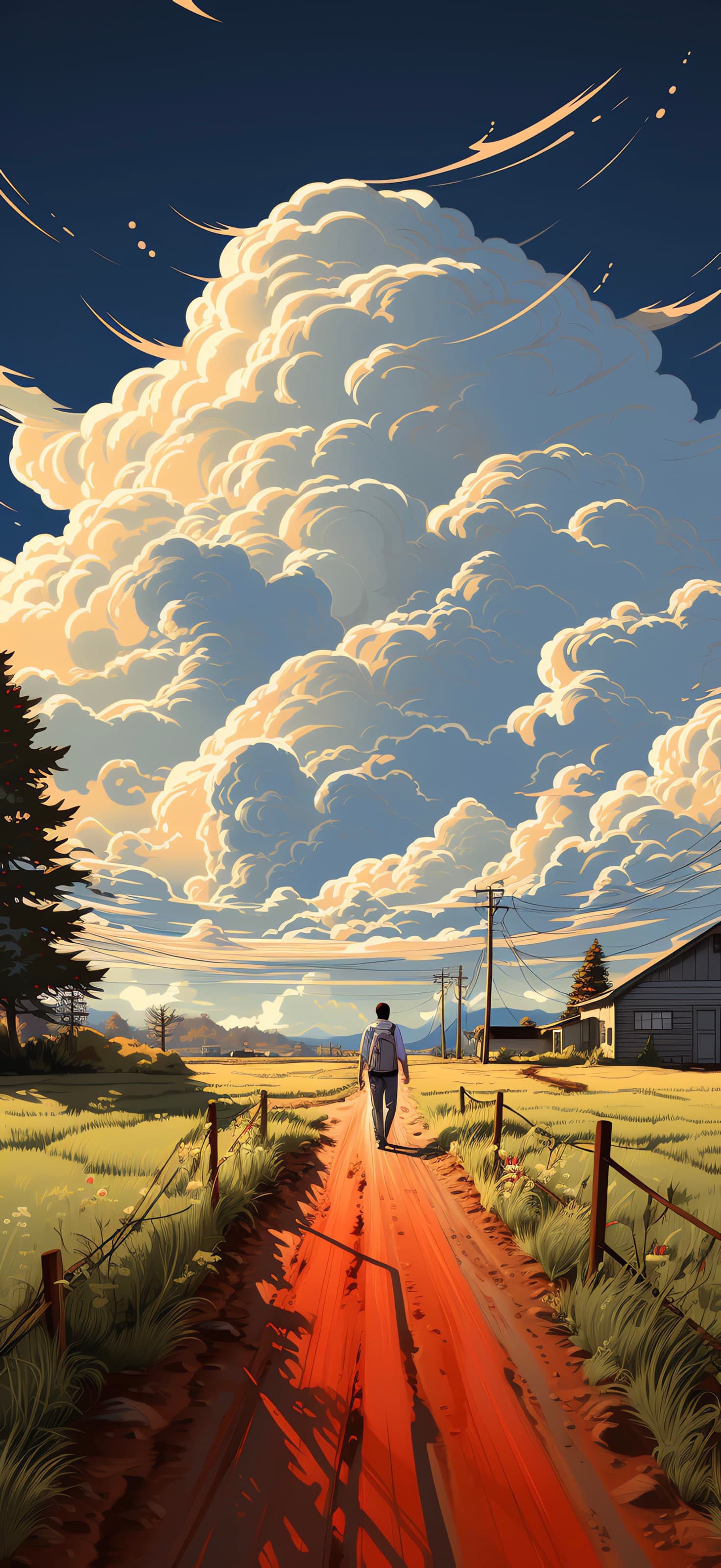 Country Road View - free phone wallpaper