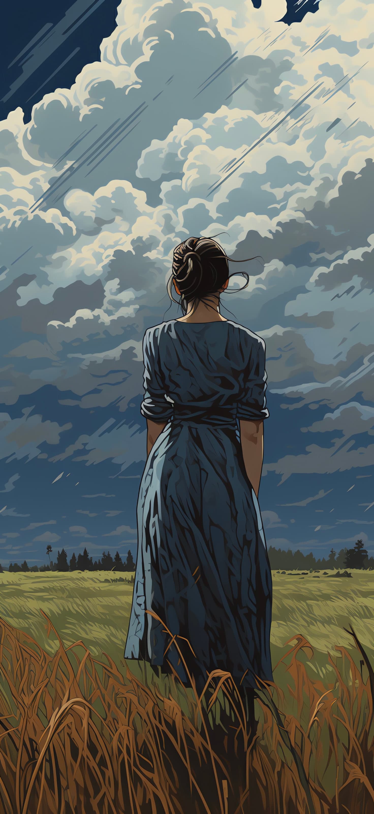 Field Gaze - free phone wallpaper