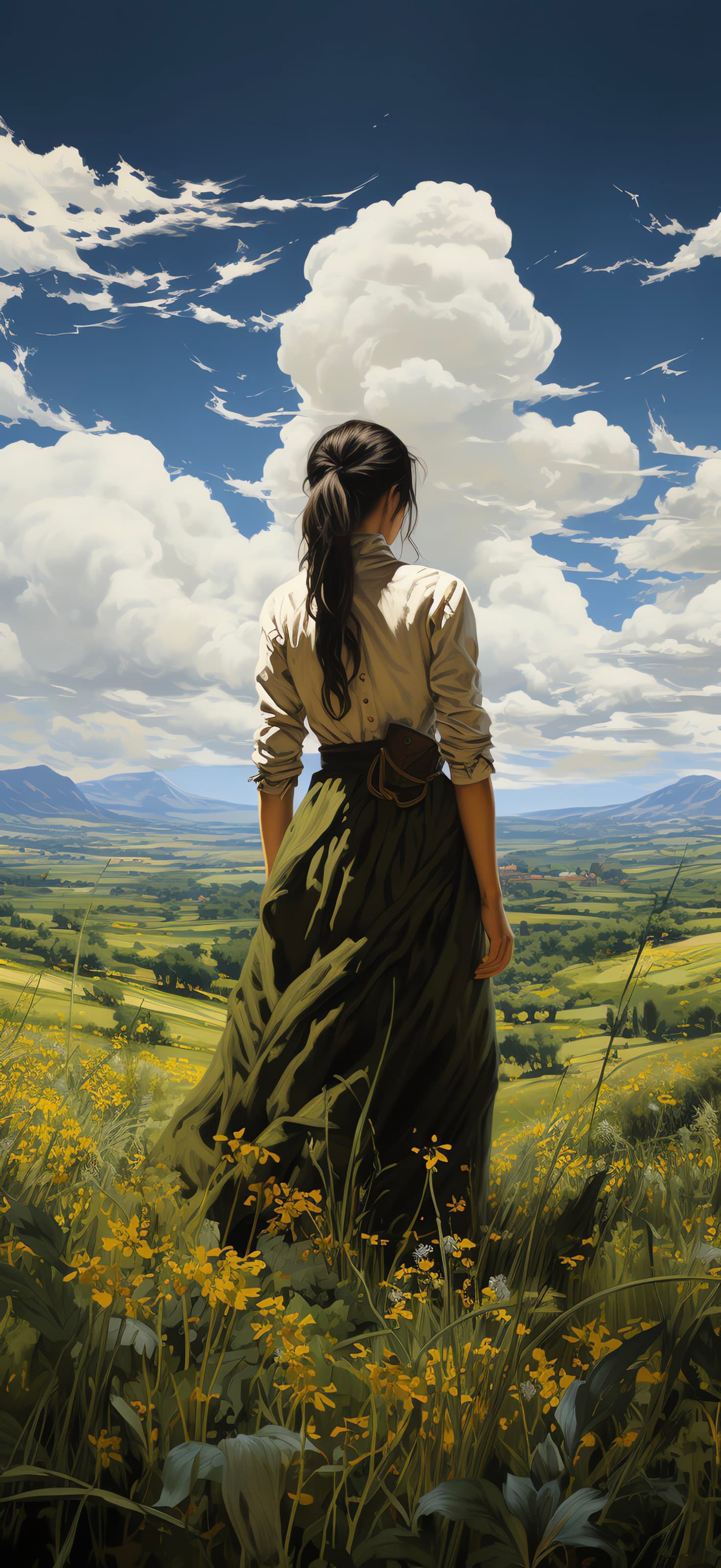Overlooking Vista - free phone wallpaper