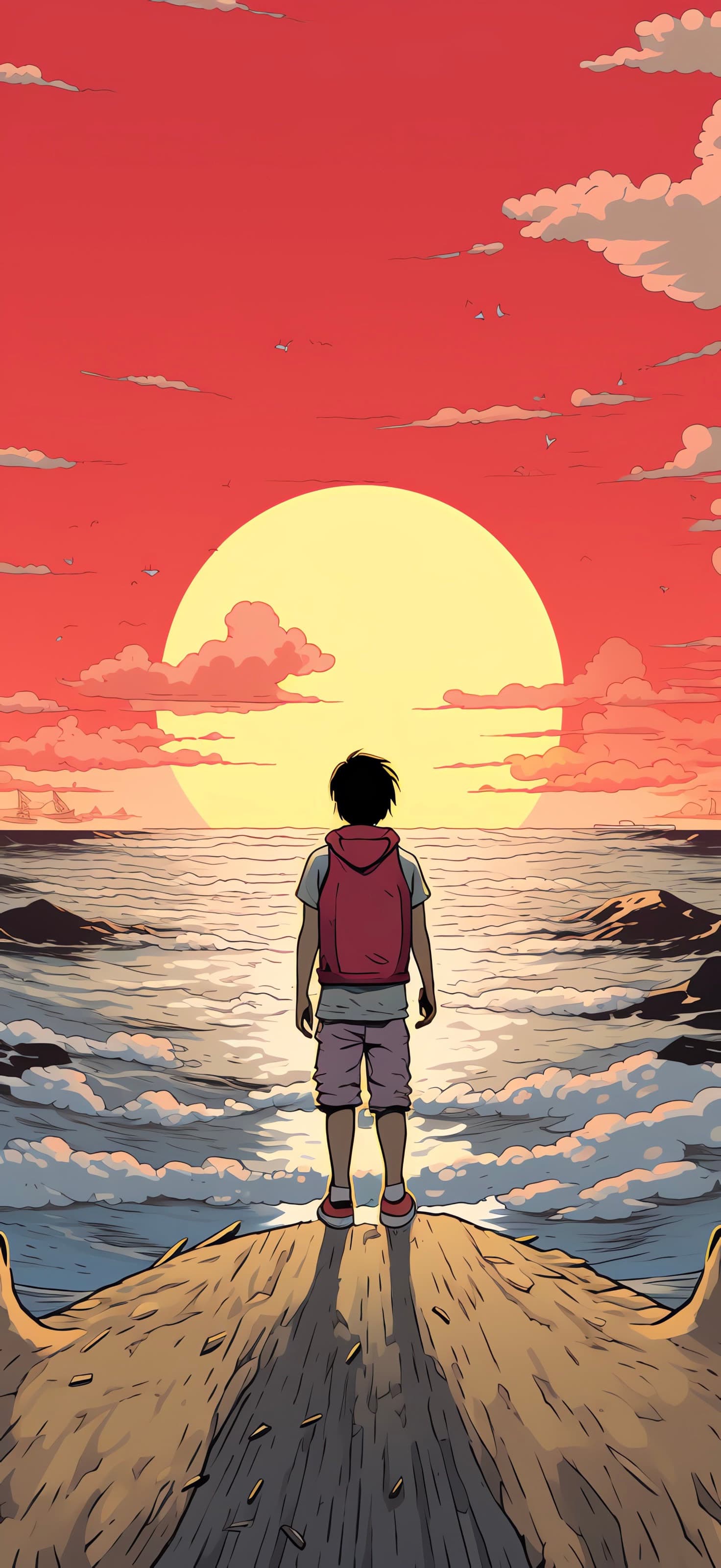 Oceanic Solitude - free phone wallpaper