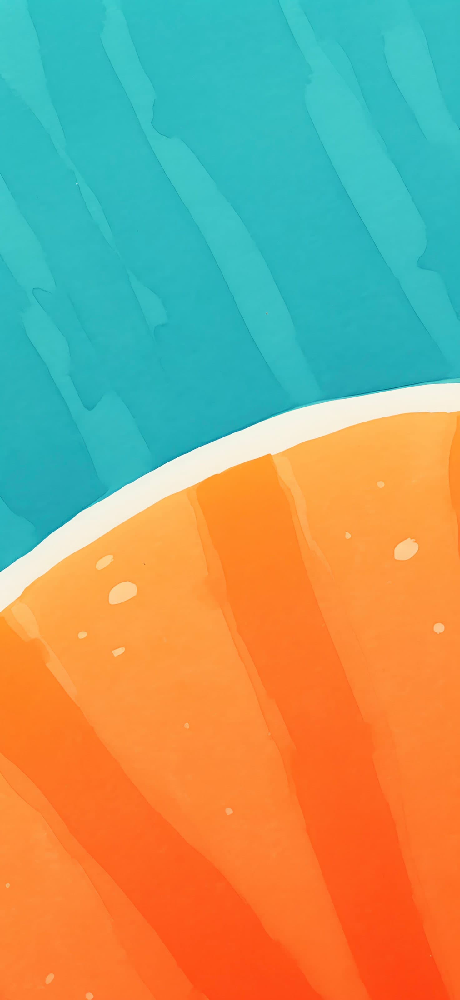 Orange Slice - free phone wallpaper