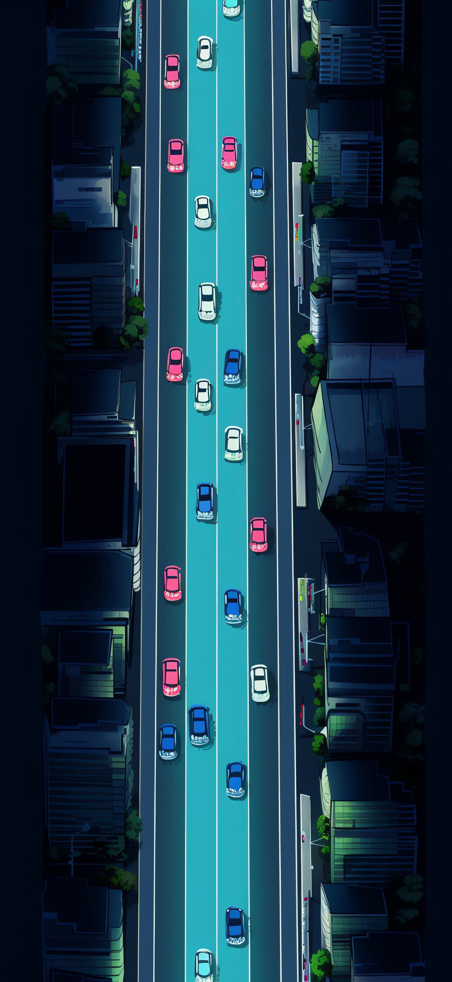City Street View - free phone wallpaper
