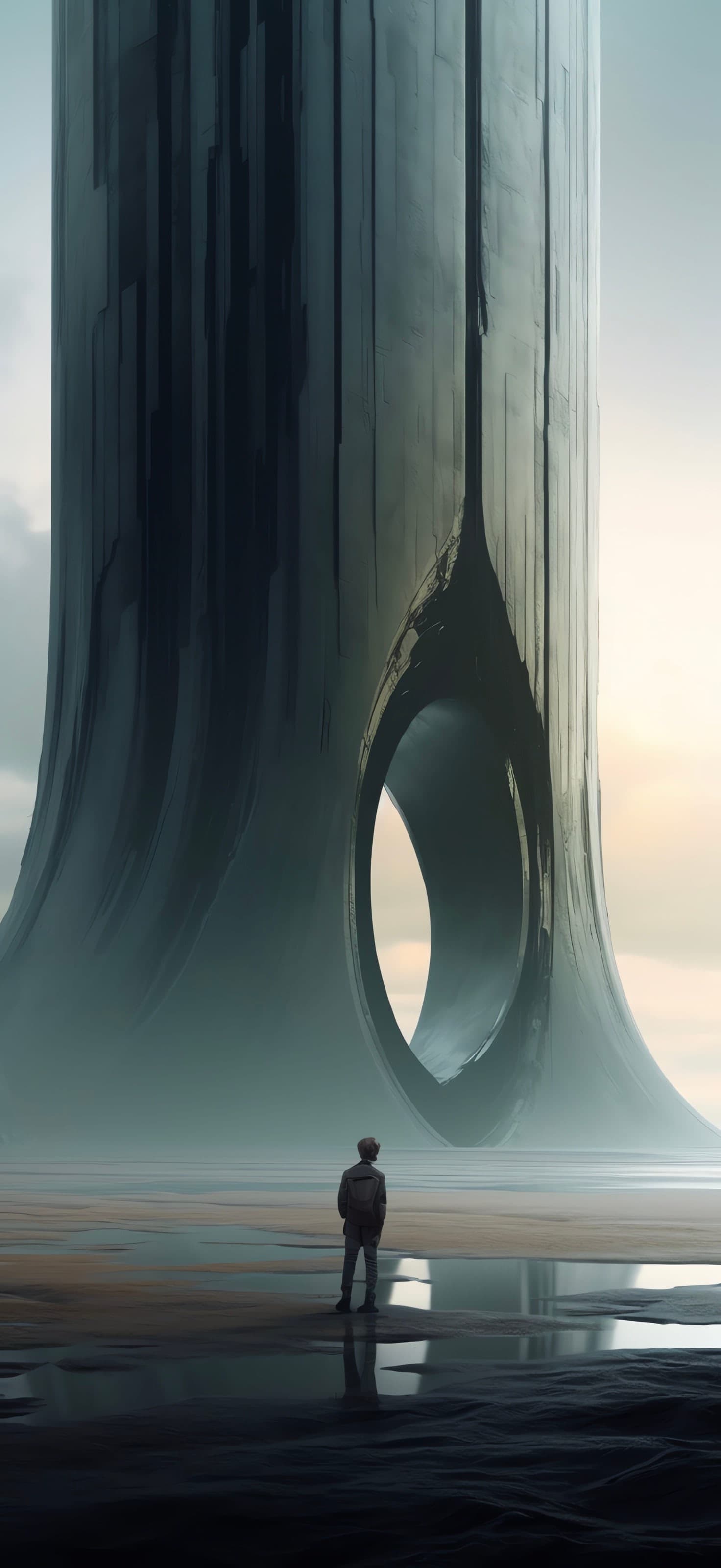 Monumental Structure View - free phone wallpaper