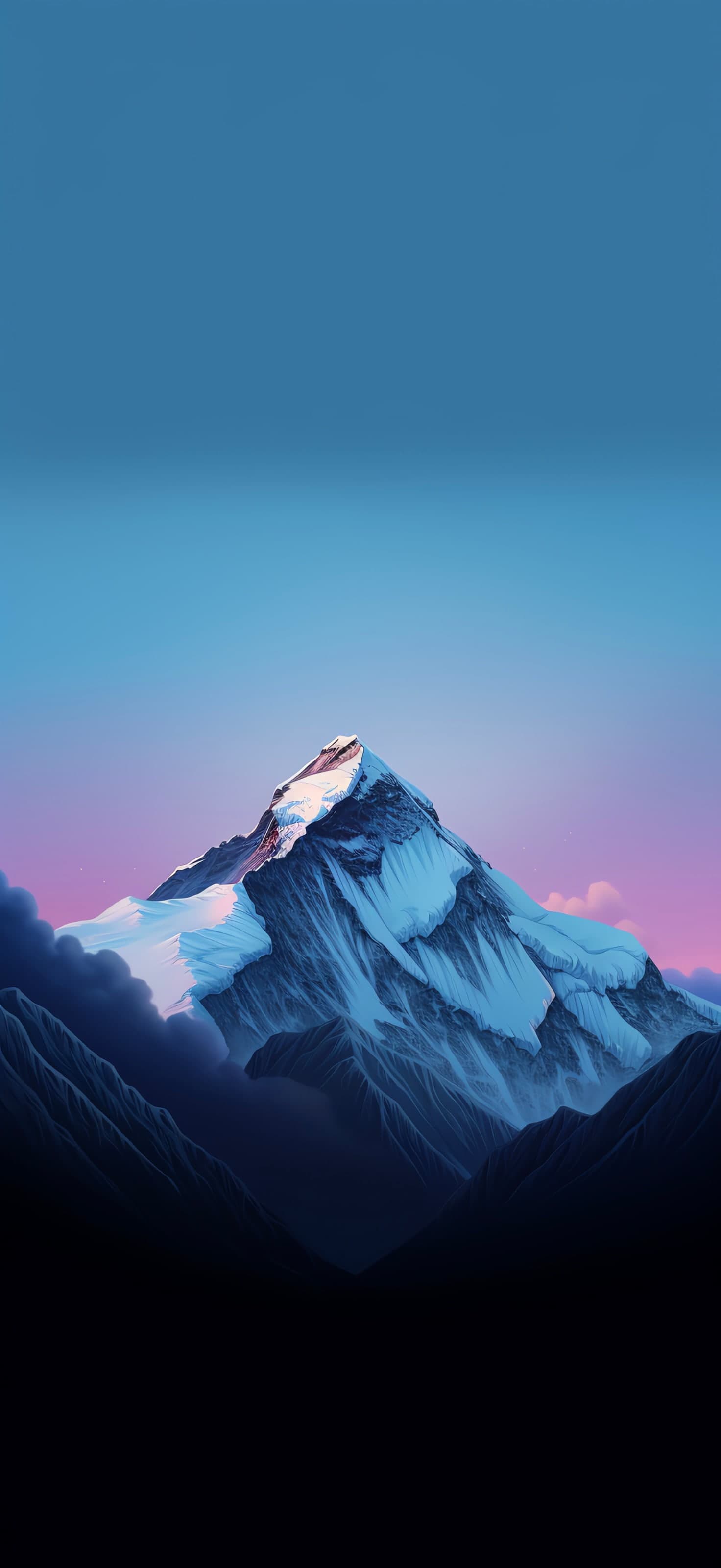 Majestic Mountain Peak - free phone wallpaper