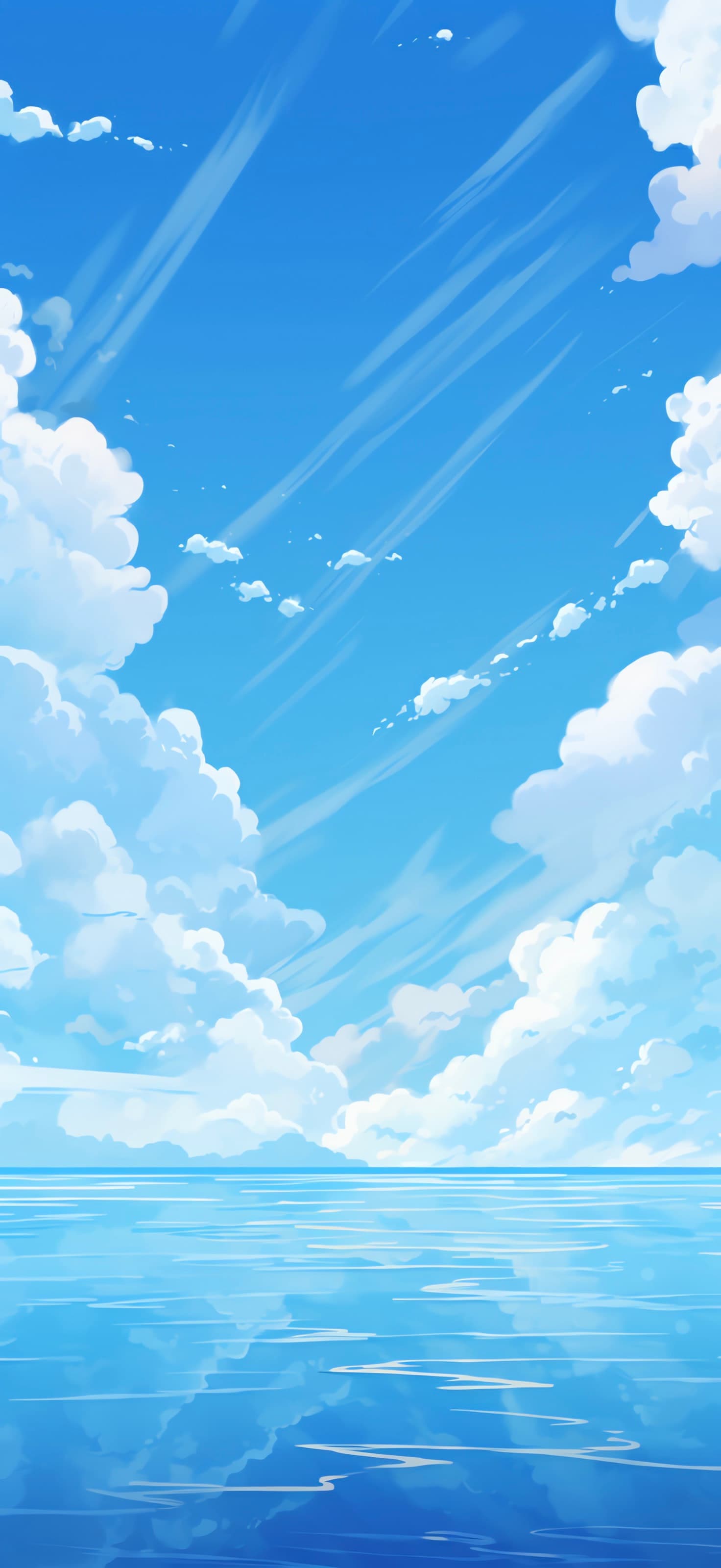 Sky Blue Dream - free phone wallpaper