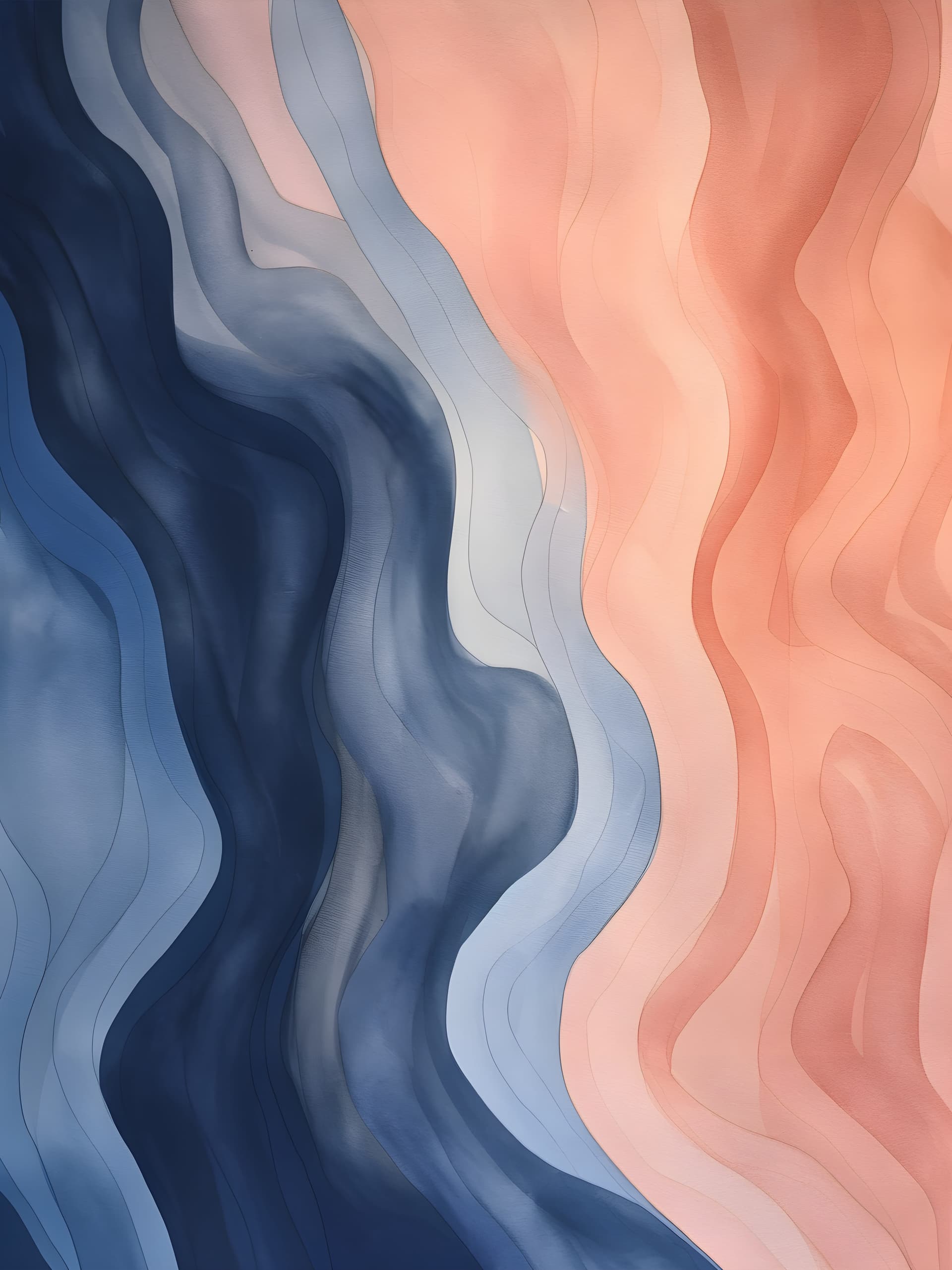 Fluid Wave Abstract - free phone wallpaper