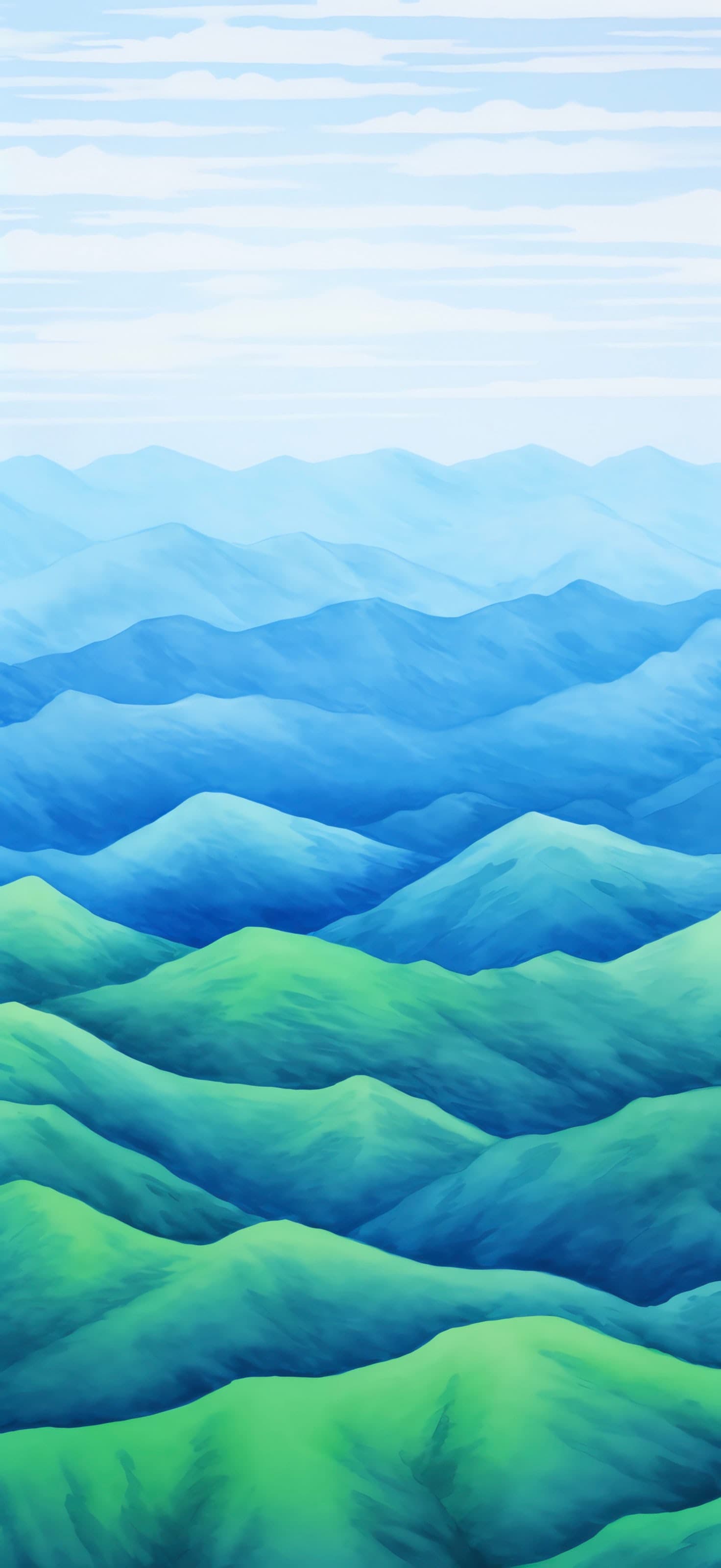 Rolling Green Hills - free phone wallpaper