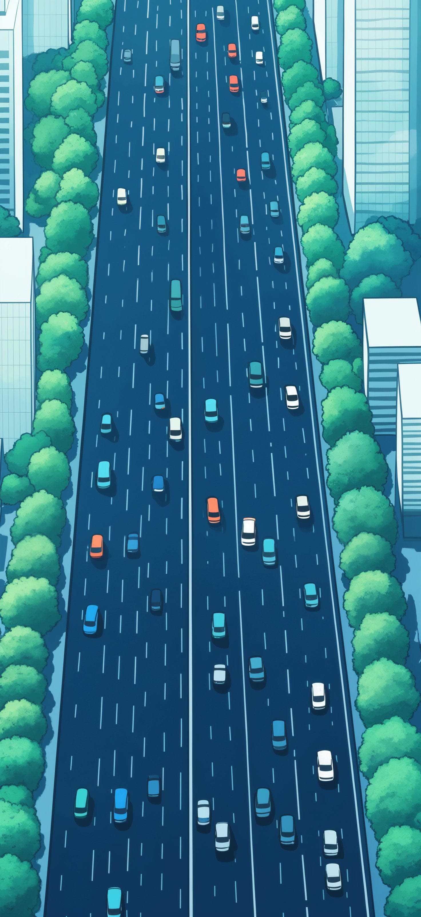City Street View - free phone wallpaper
