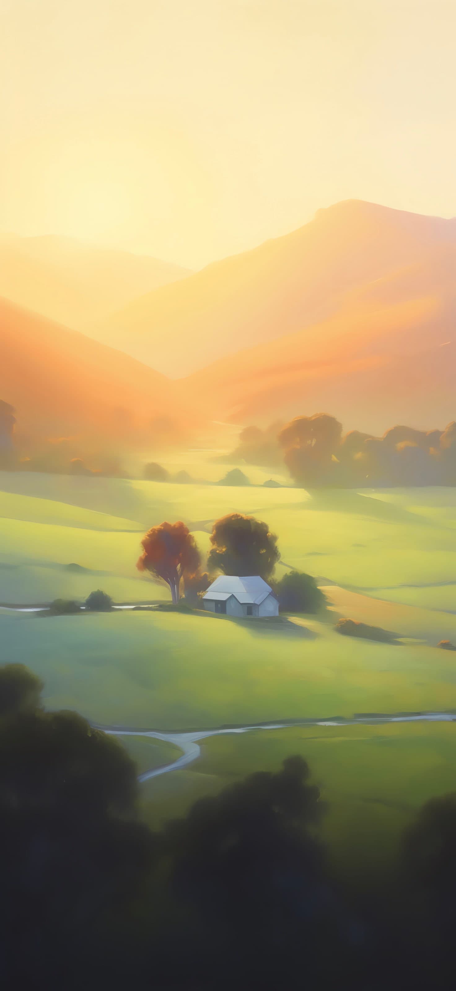 Golden Valley Home - free phone wallpaper