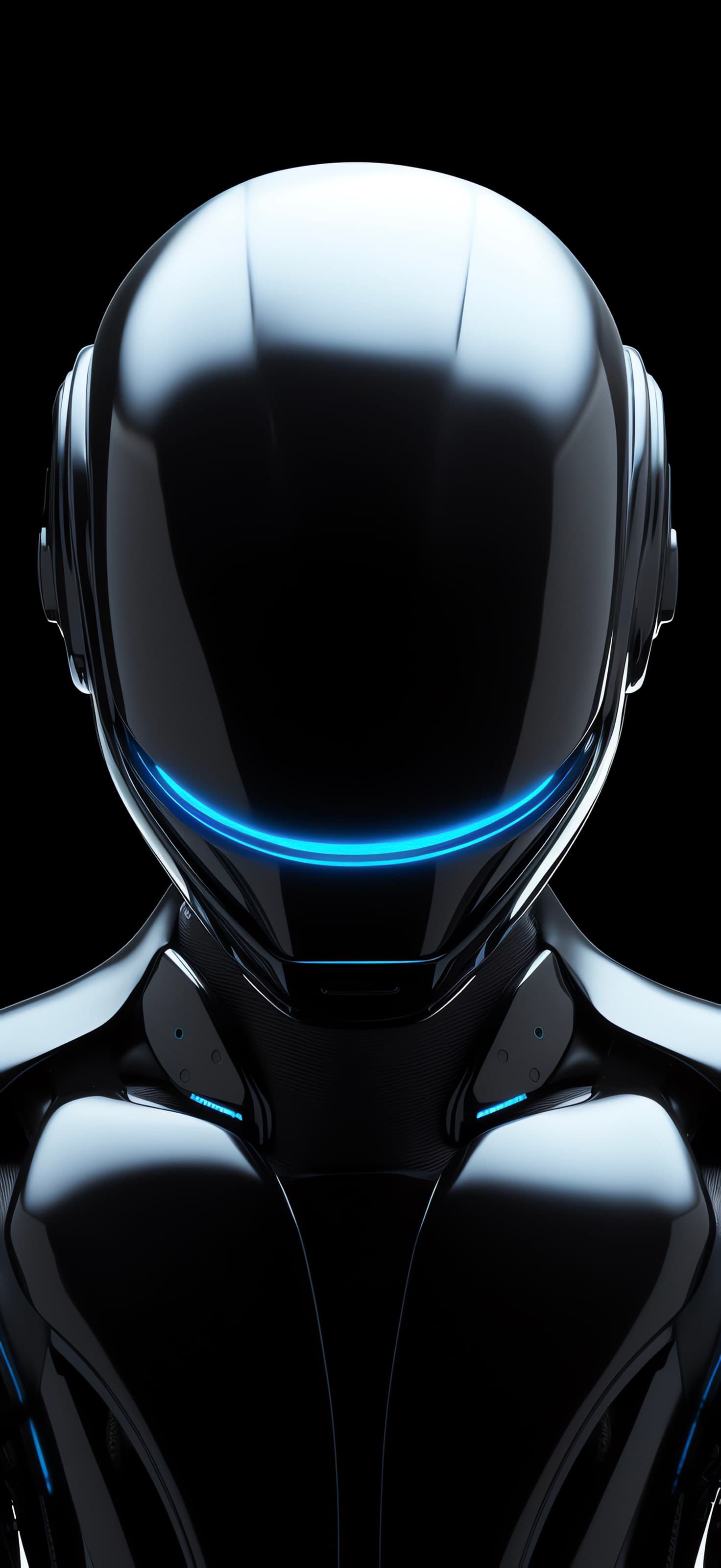 Robotic Figure - free phone wallpaper