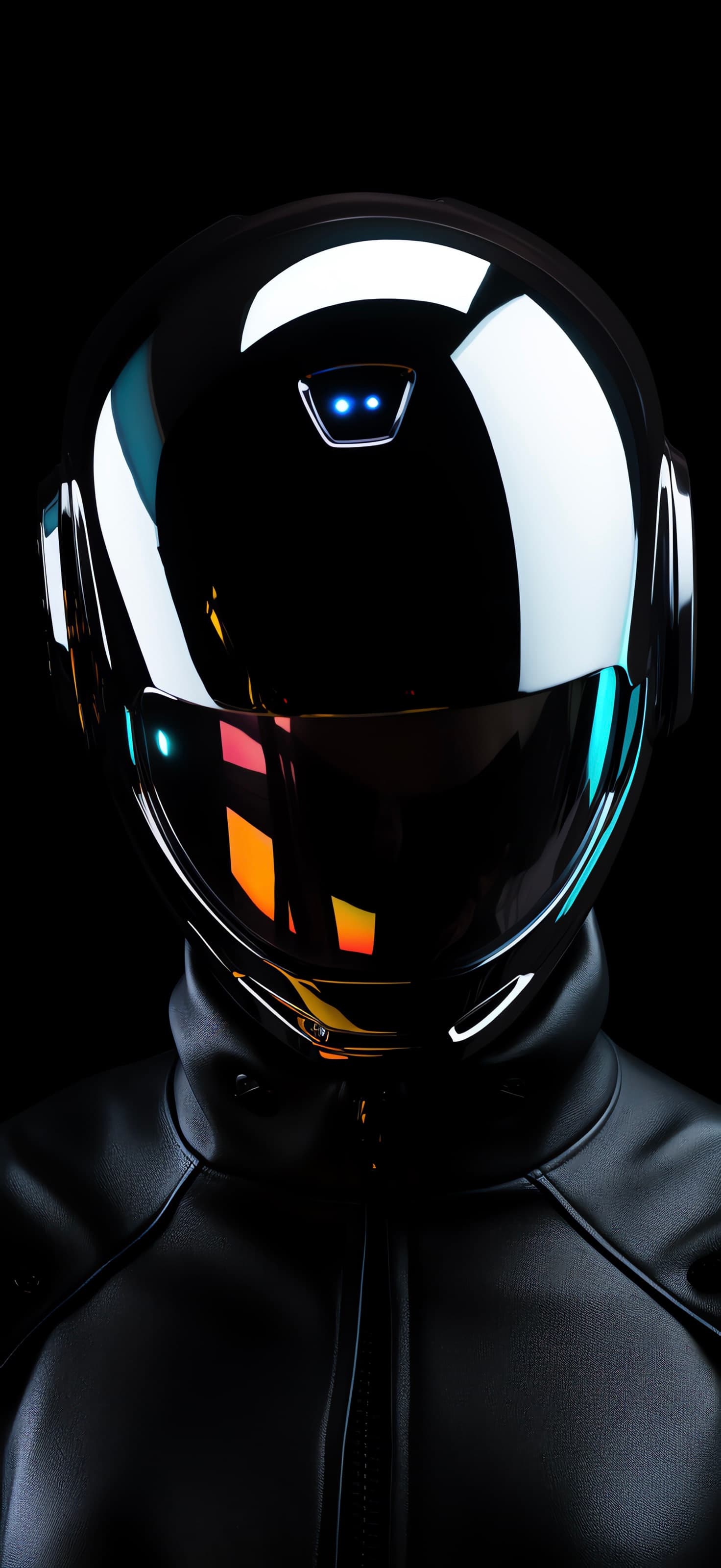 Cyberpunk Helmet - free phone wallpaper