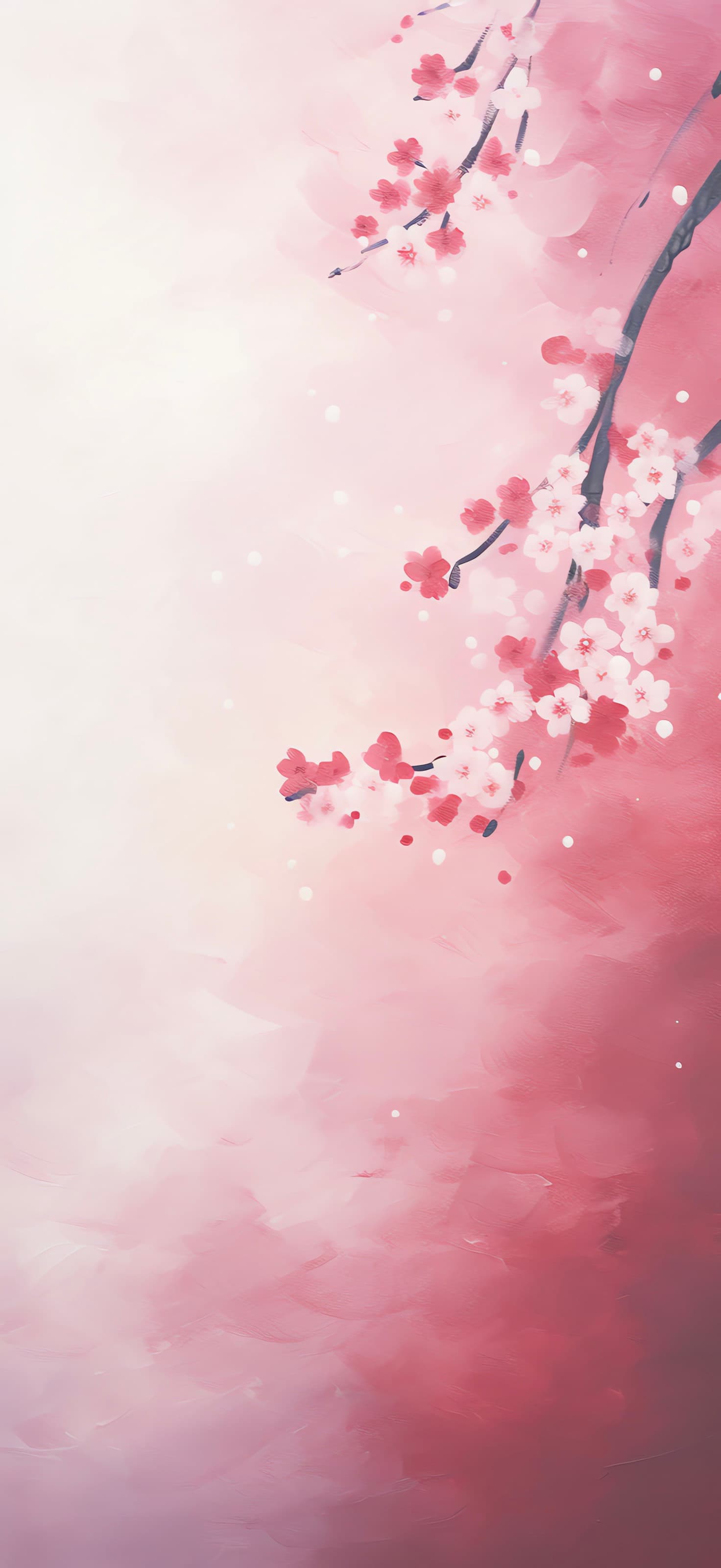Cherry Blossom Art - free phone wallpaper