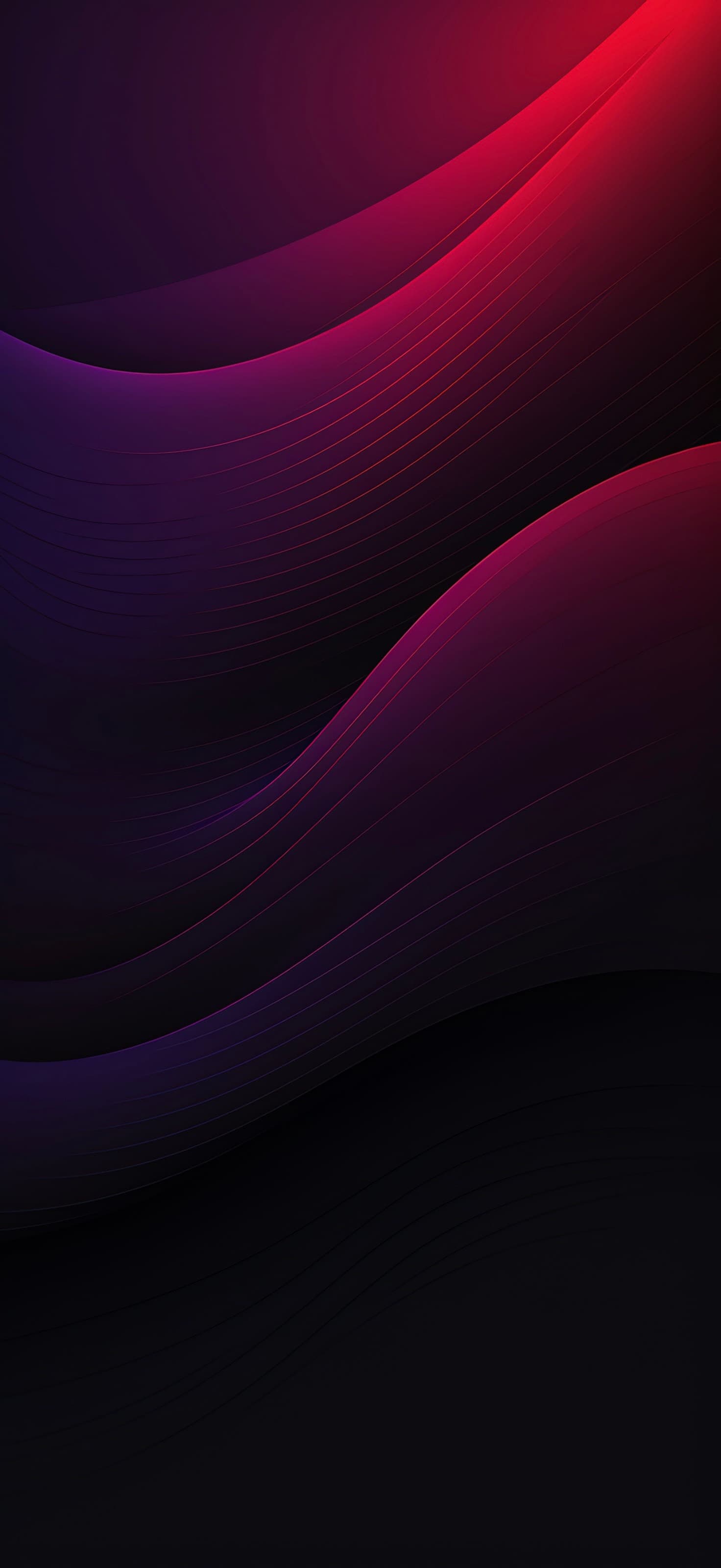 Abstract Dark Waves - free phone wallpaper
