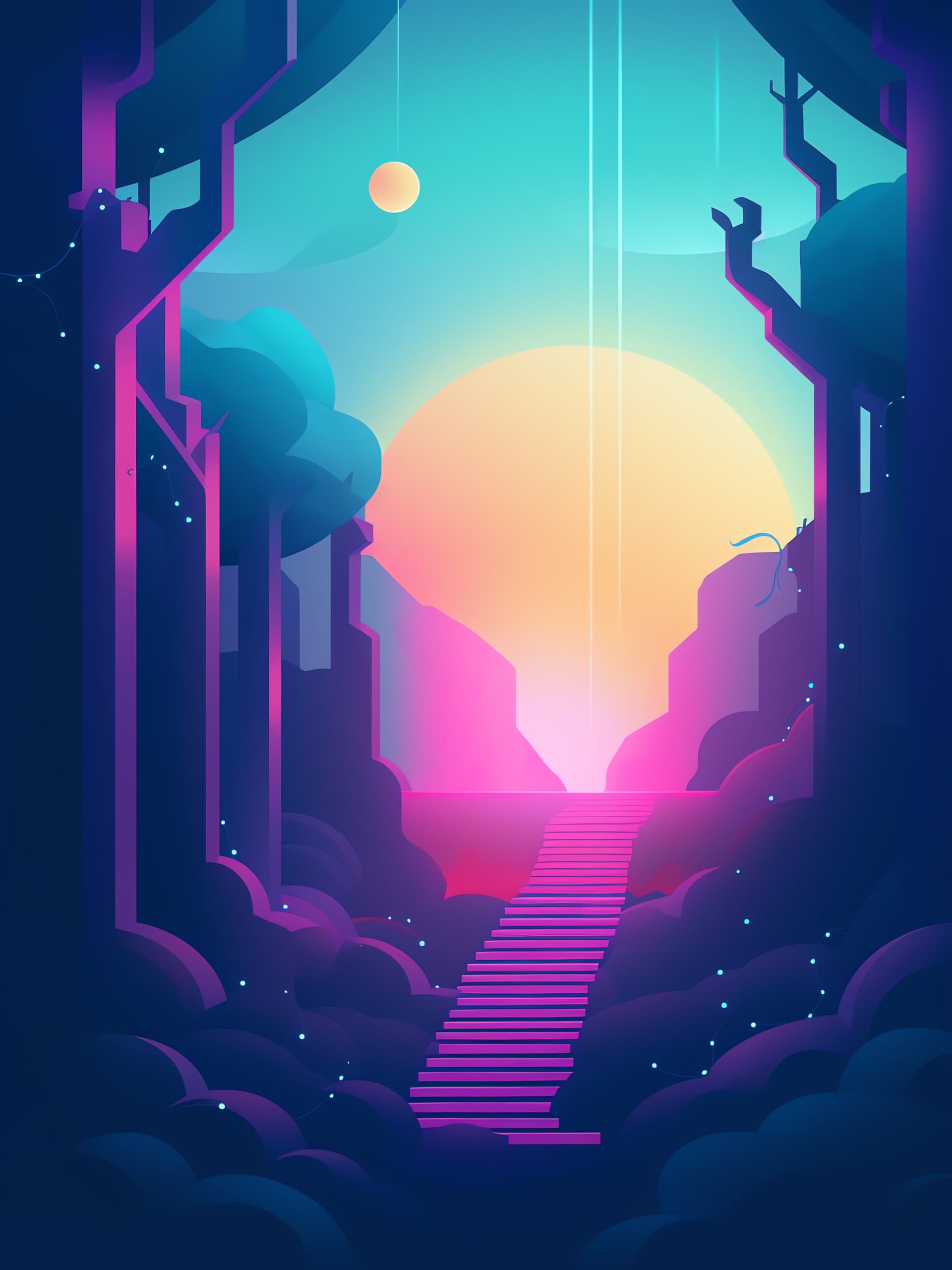 Stairway Heaven - free phone wallpaper