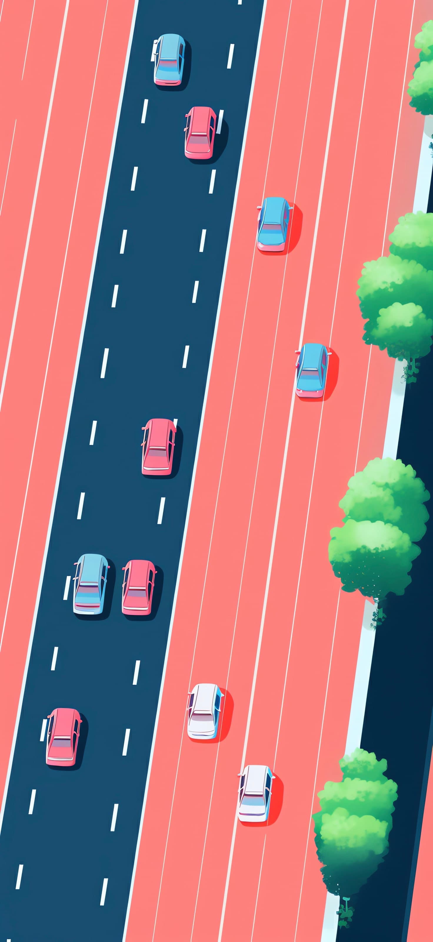 Road Trip Cars - free phone wallpaper
