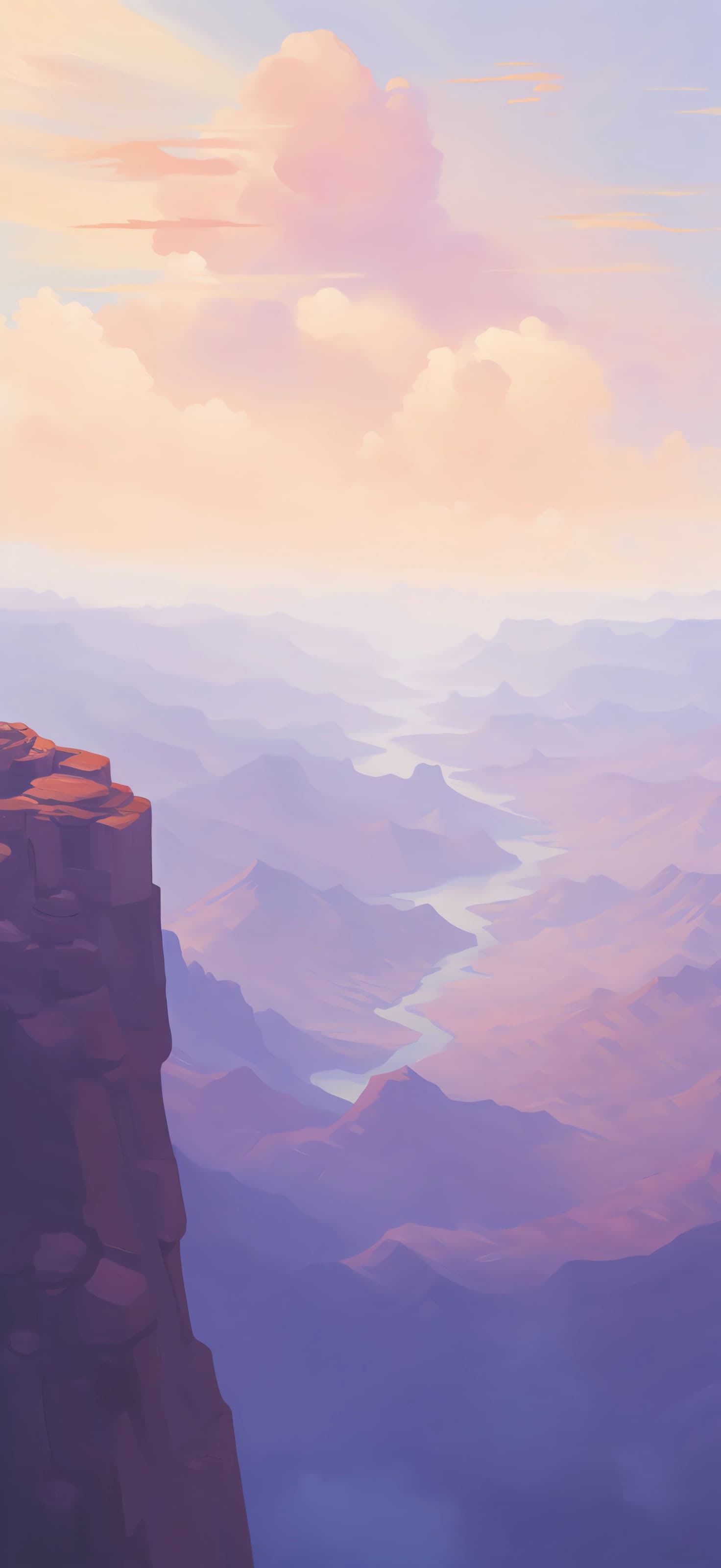 Canyon Sunset Vista - free phone wallpaper