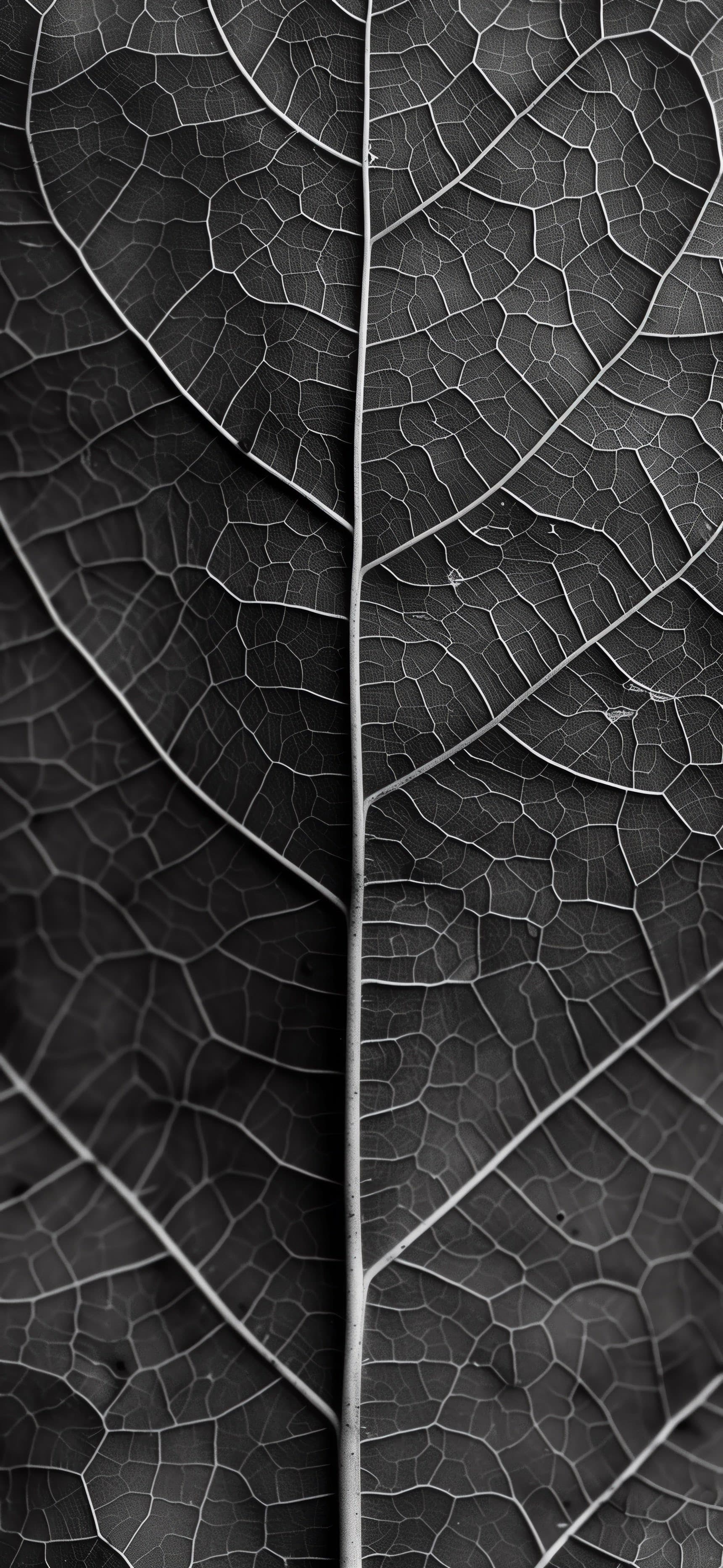 Leaf Vein Detail - free phone wallpaper