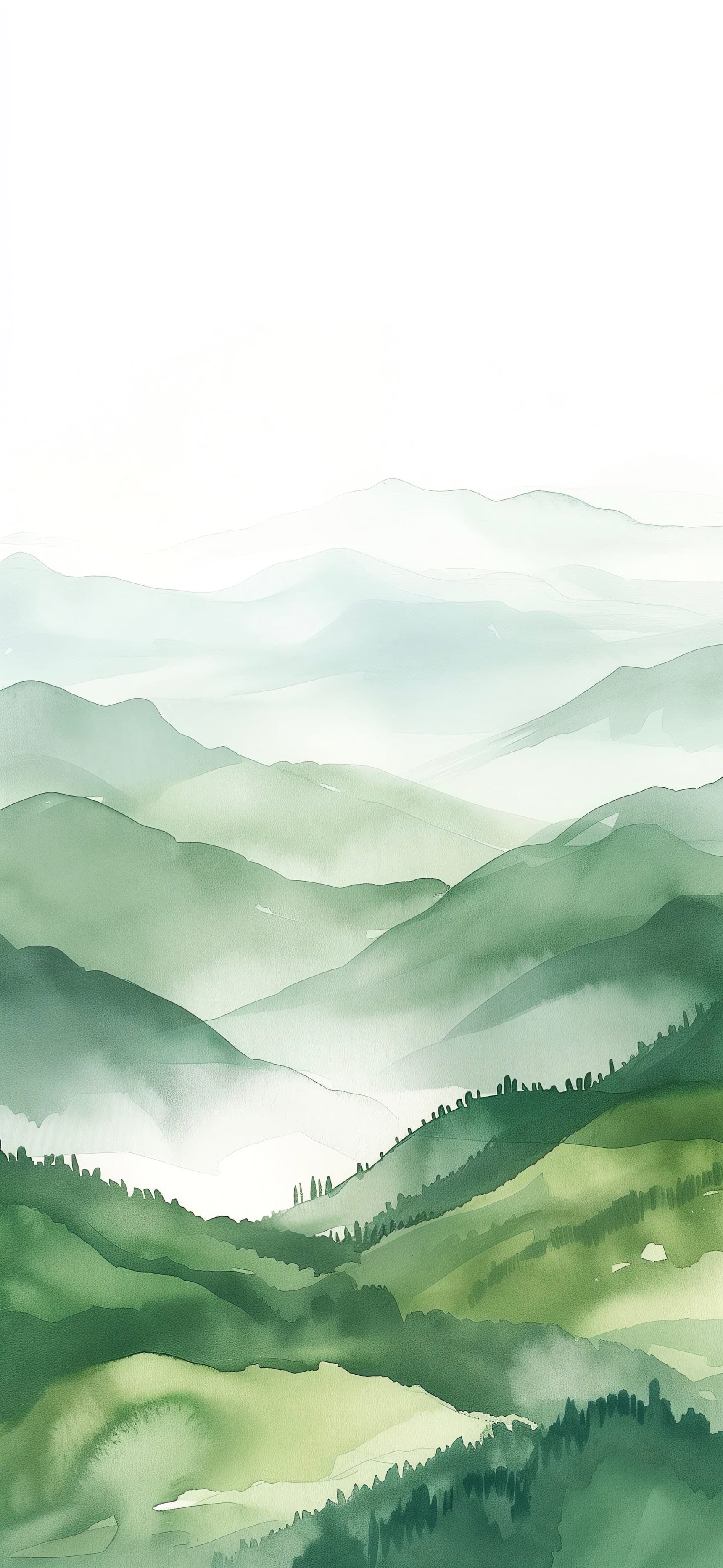 Verdant Valley Vista - free phone wallpaper
