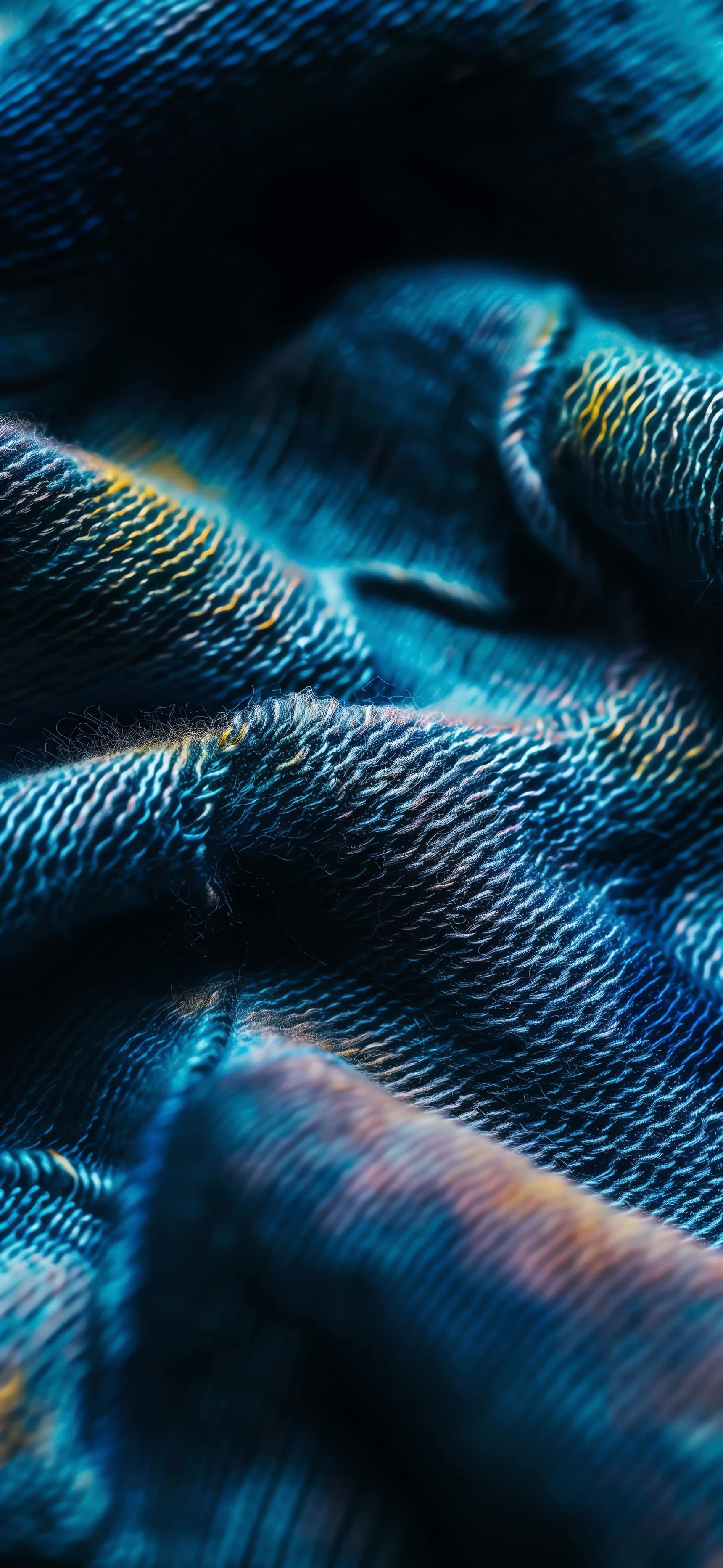 Woven Blue Pattern - free phone wallpaper