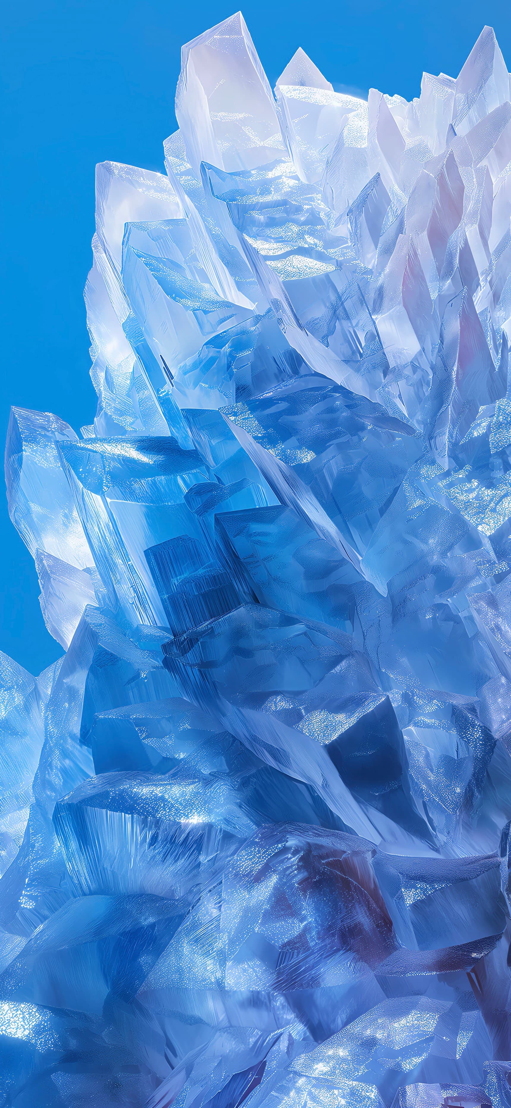 Crystal Blue - free phone wallpaper