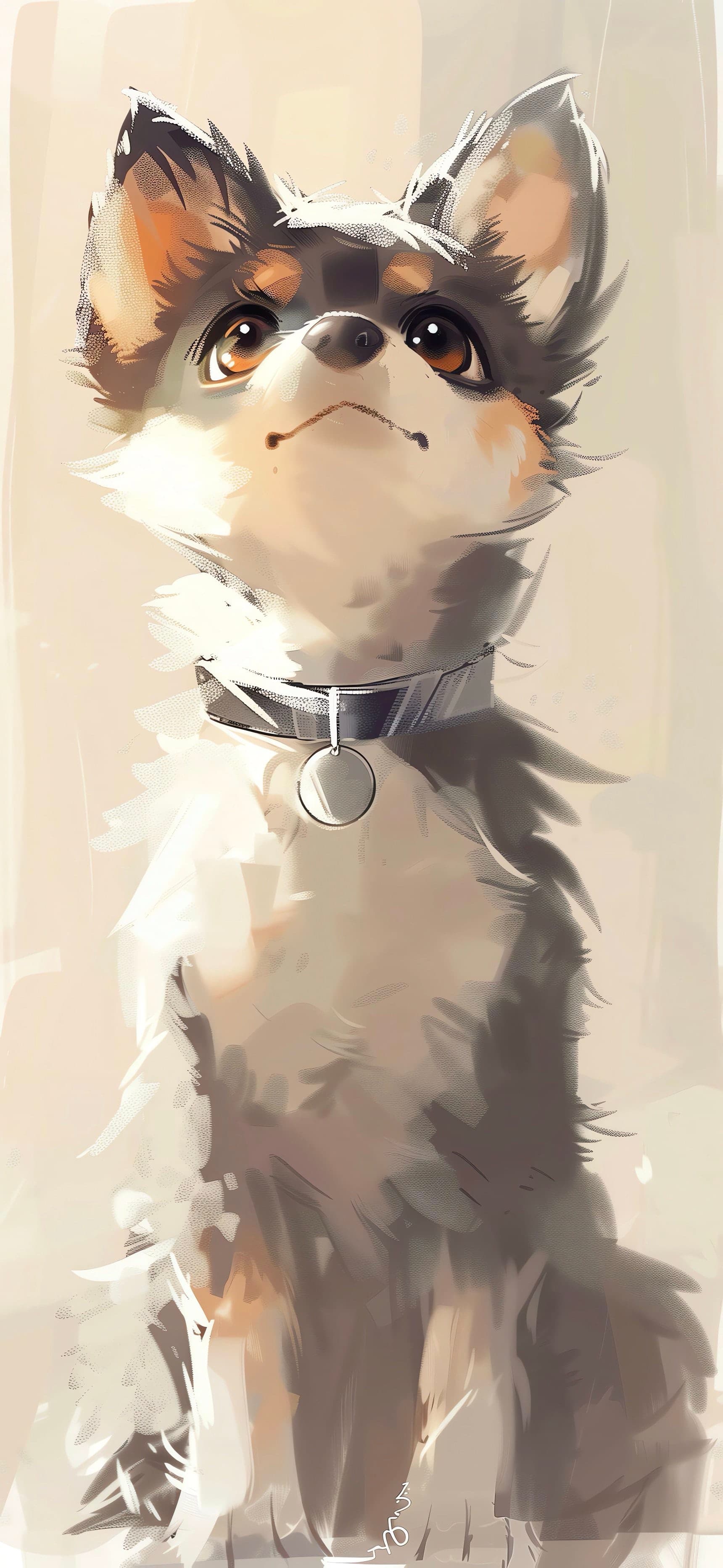 Puppy Eyes - free phone wallpaper