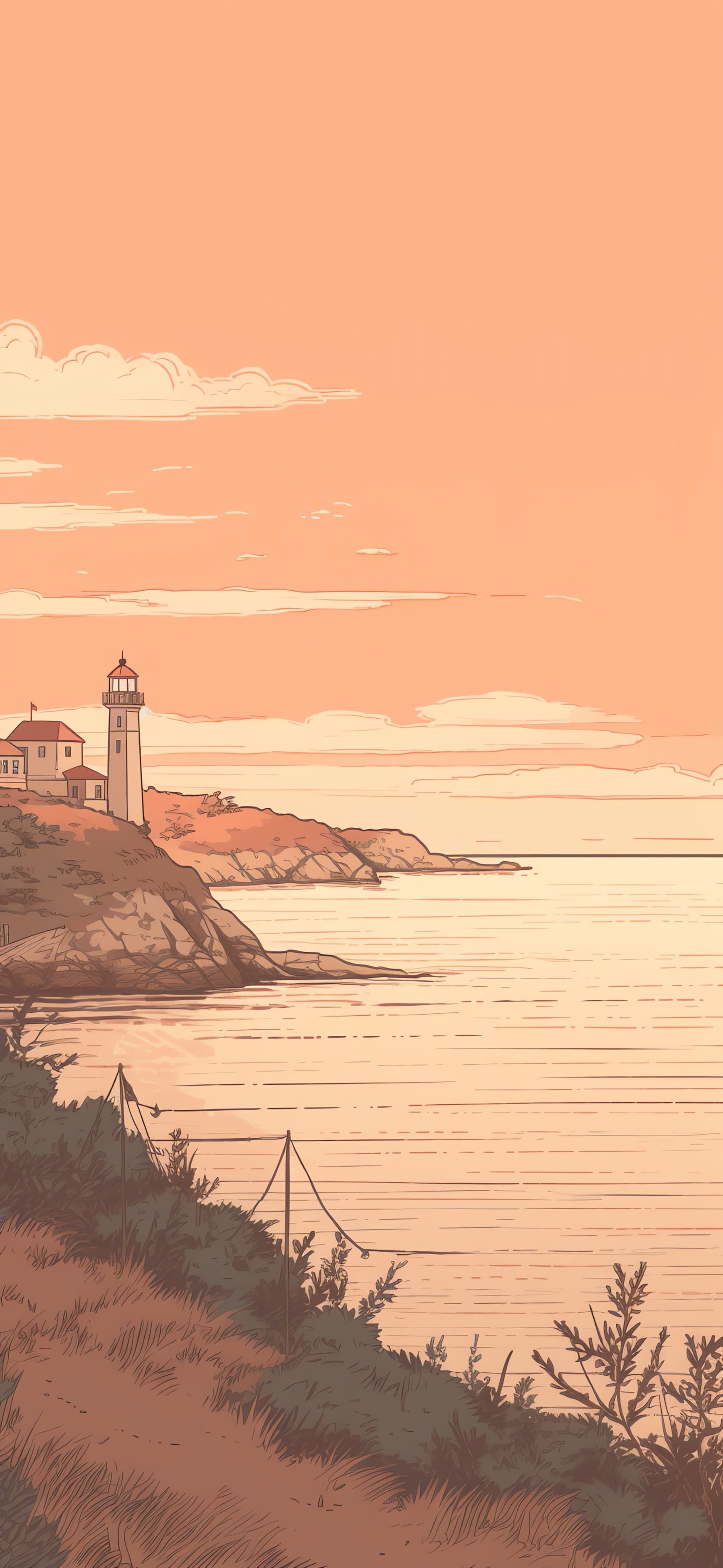 Coastal Lighthouse - free phone wallpaper