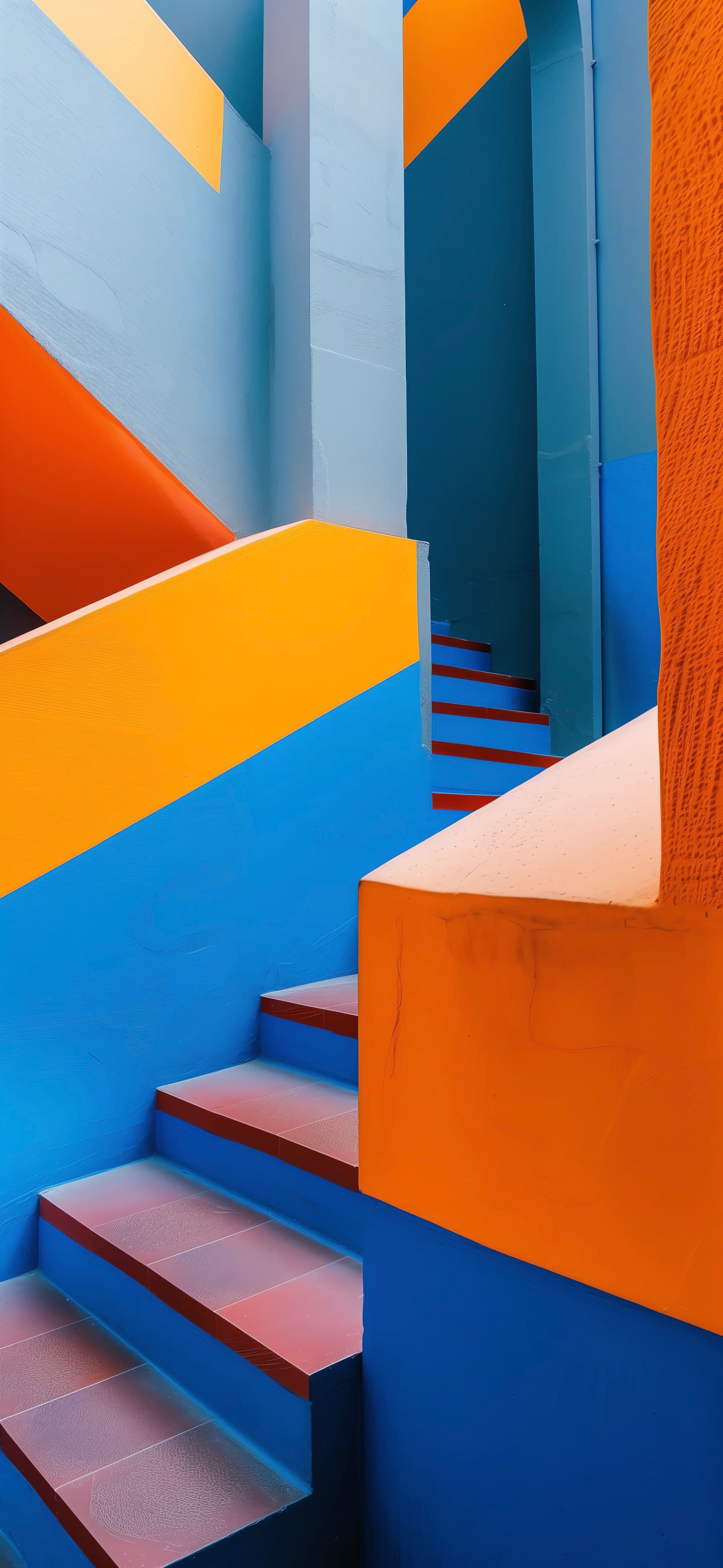 Geometric Stairway - free phone wallpaper