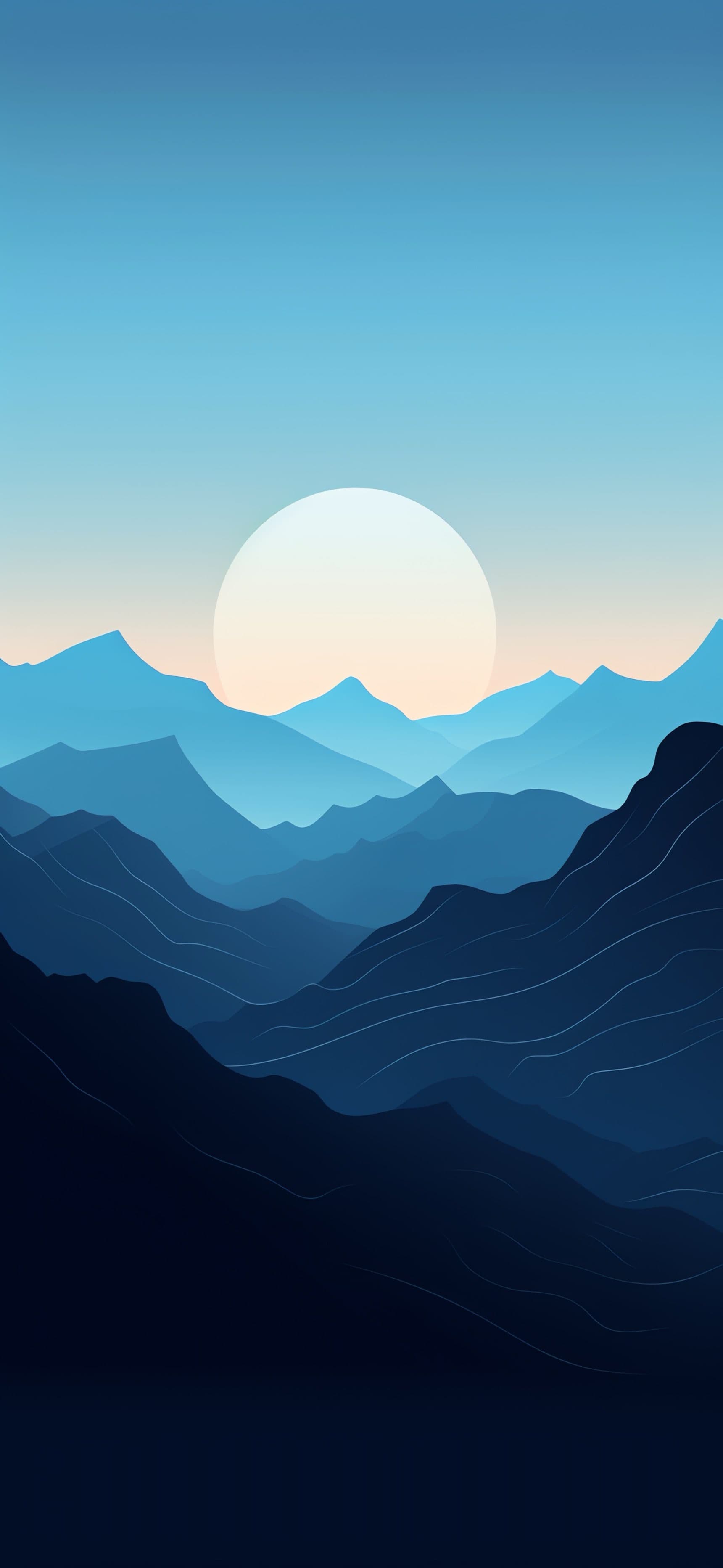 Mountain Sunrise - free phone wallpaper