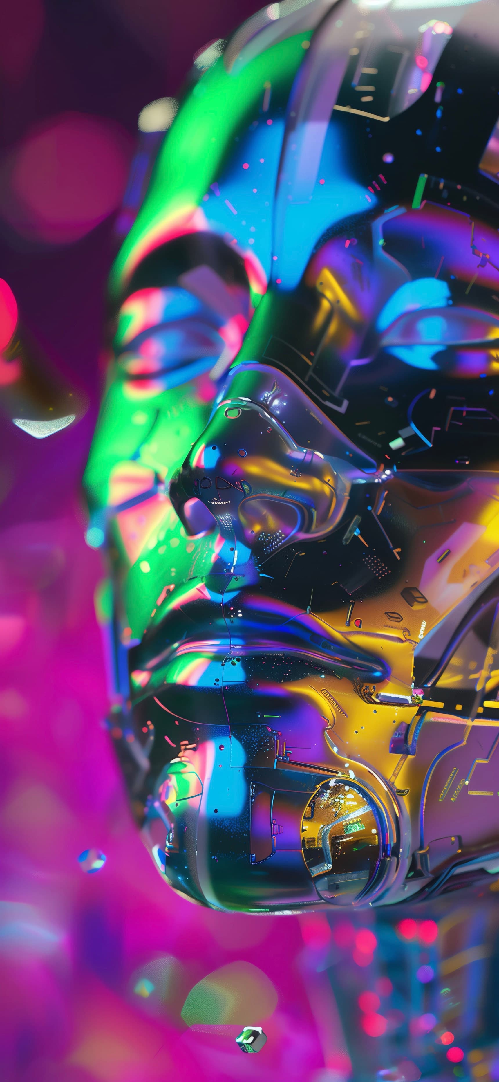 Cyberpunk Face Future - free phone wallpaper