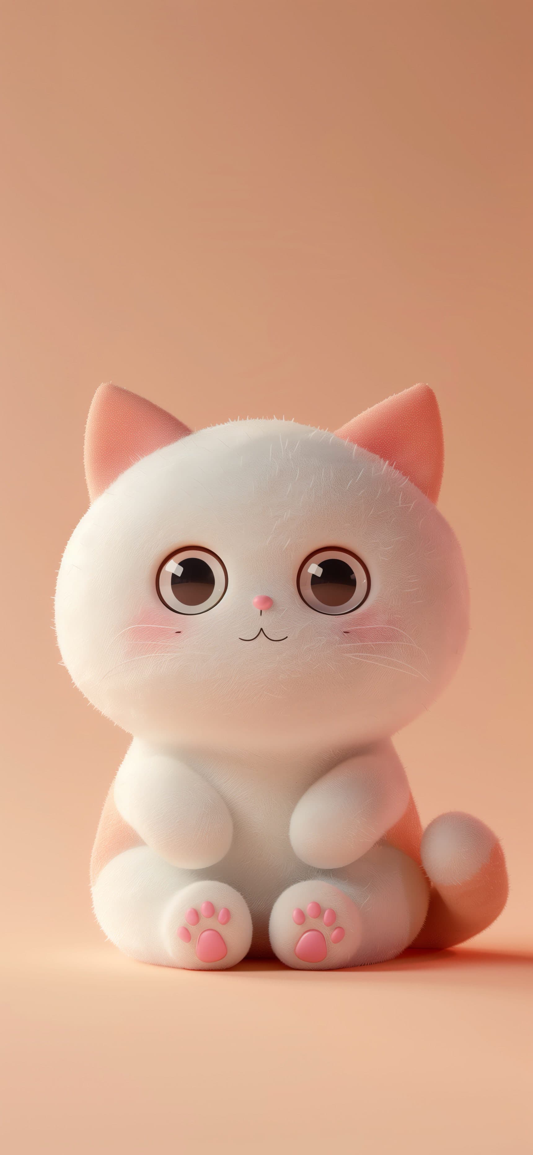 Cute Fluffy Kitten - free phone wallpaper