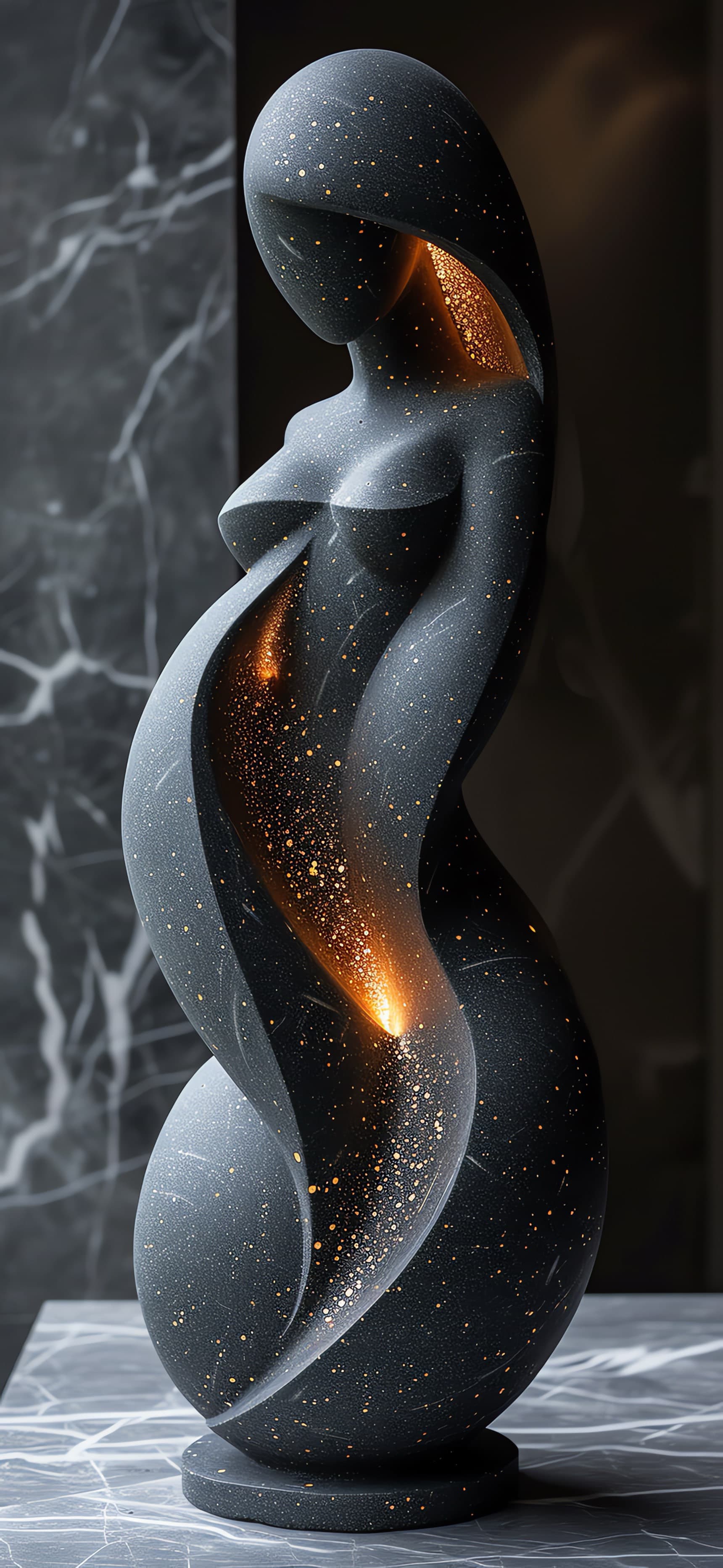 Elegant Female Form - free phone wallpaper