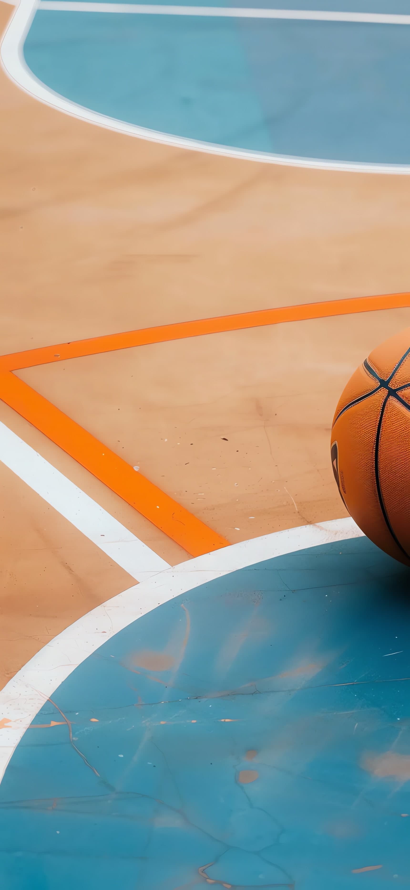Basketball Court View - free phone wallpaper