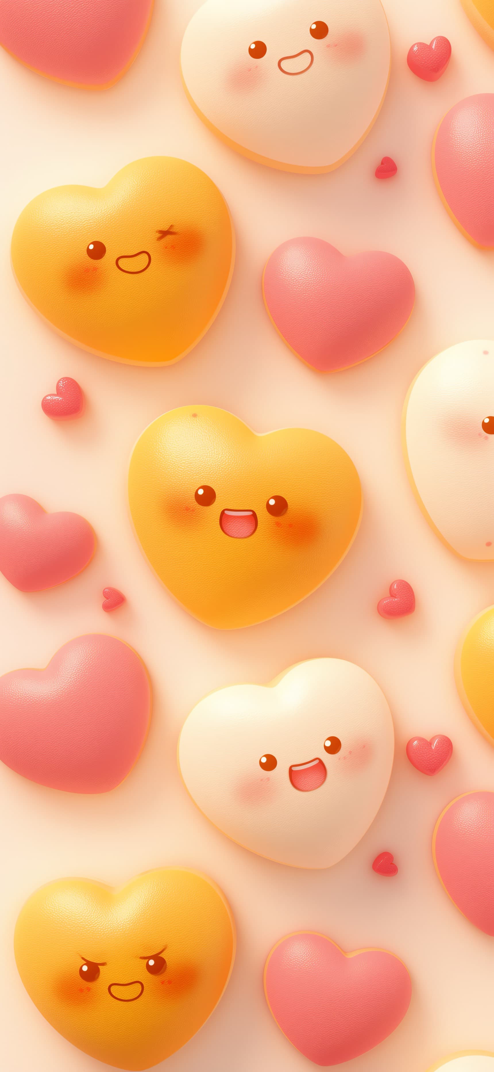 Heart Candy Smiles - free phone wallpaper