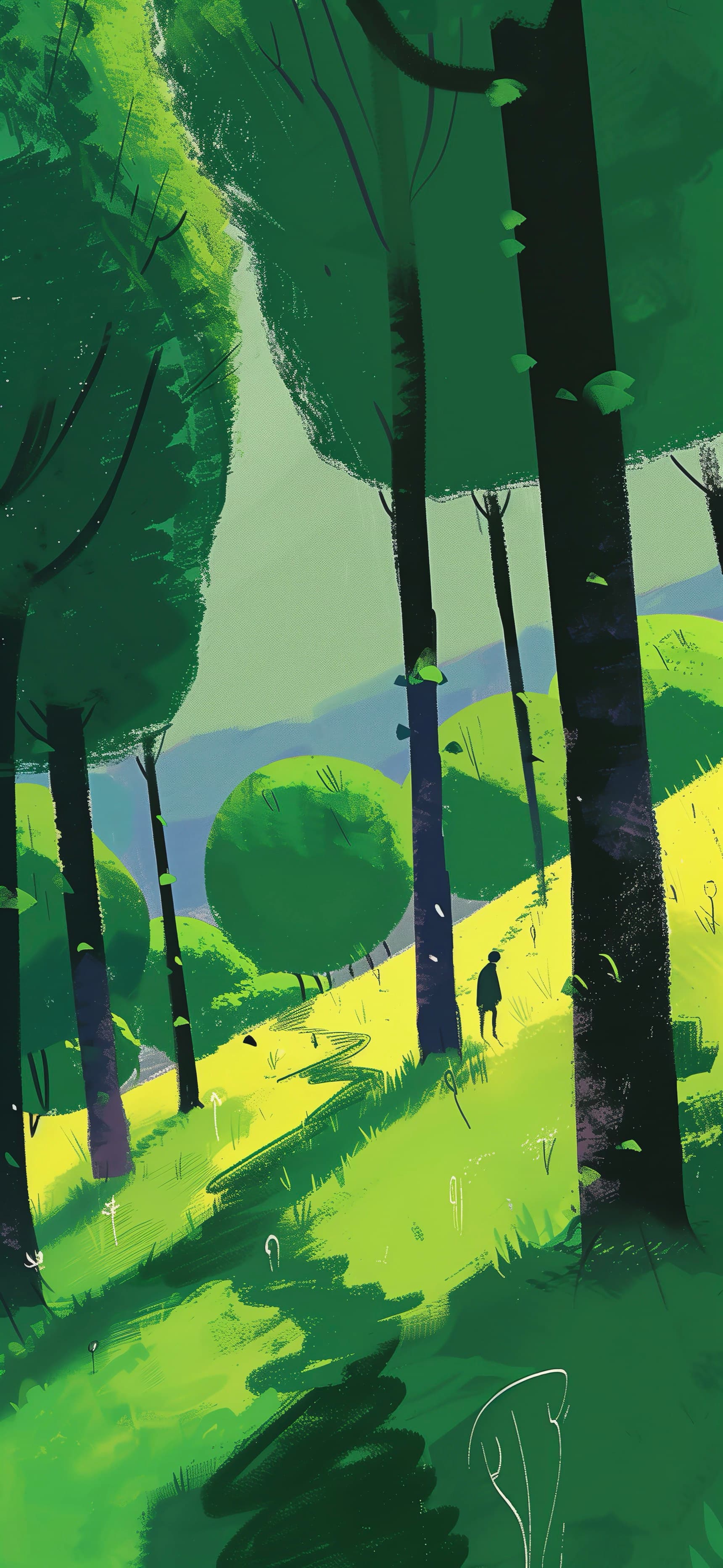 Forest Trail - free phone wallpaper